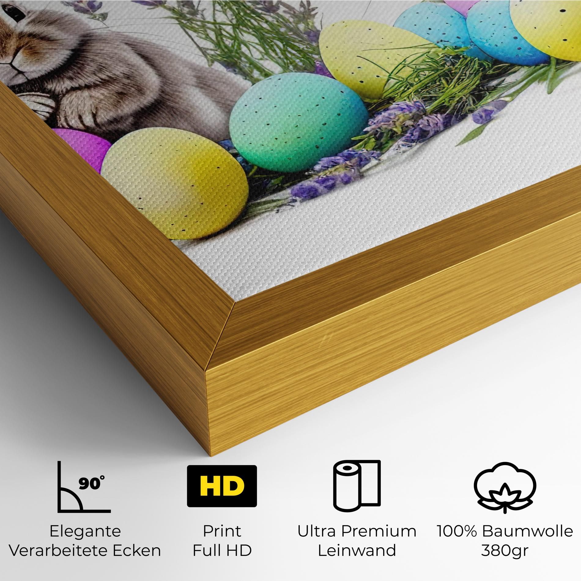 Flowers Easter Bunny mockup 4