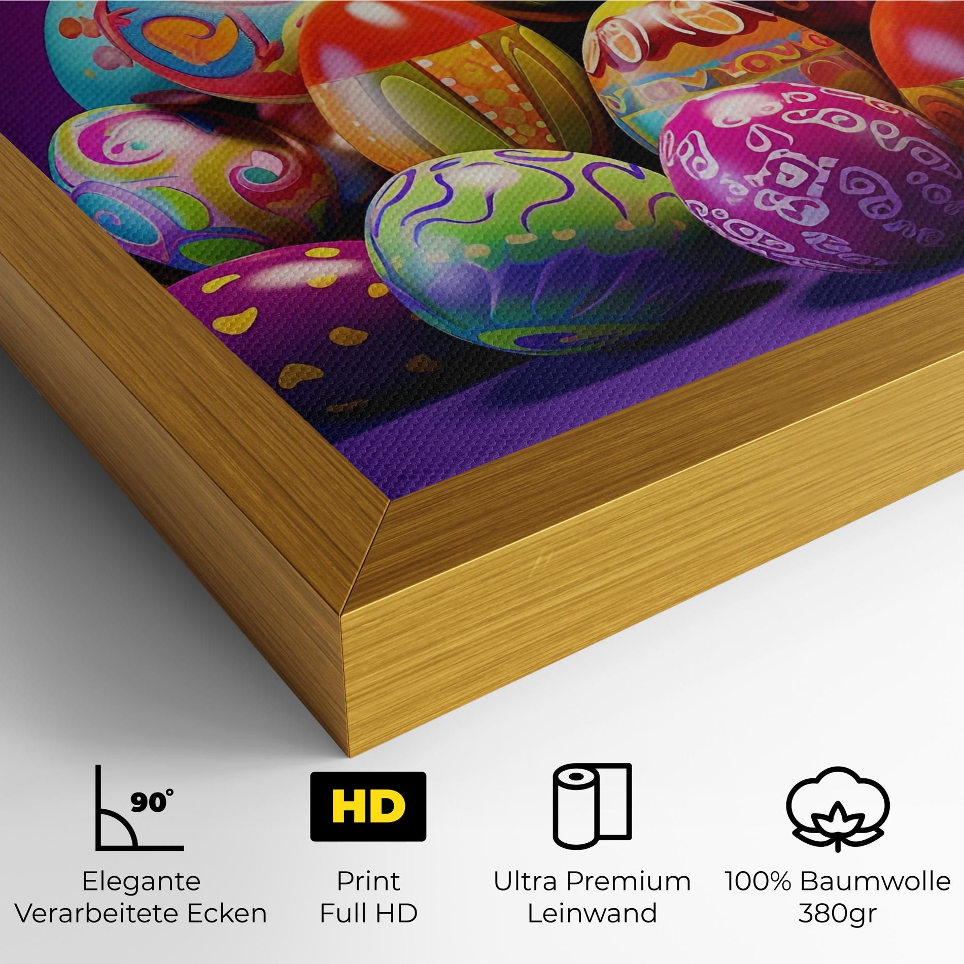 Pile Colorful Eggs mockup 4