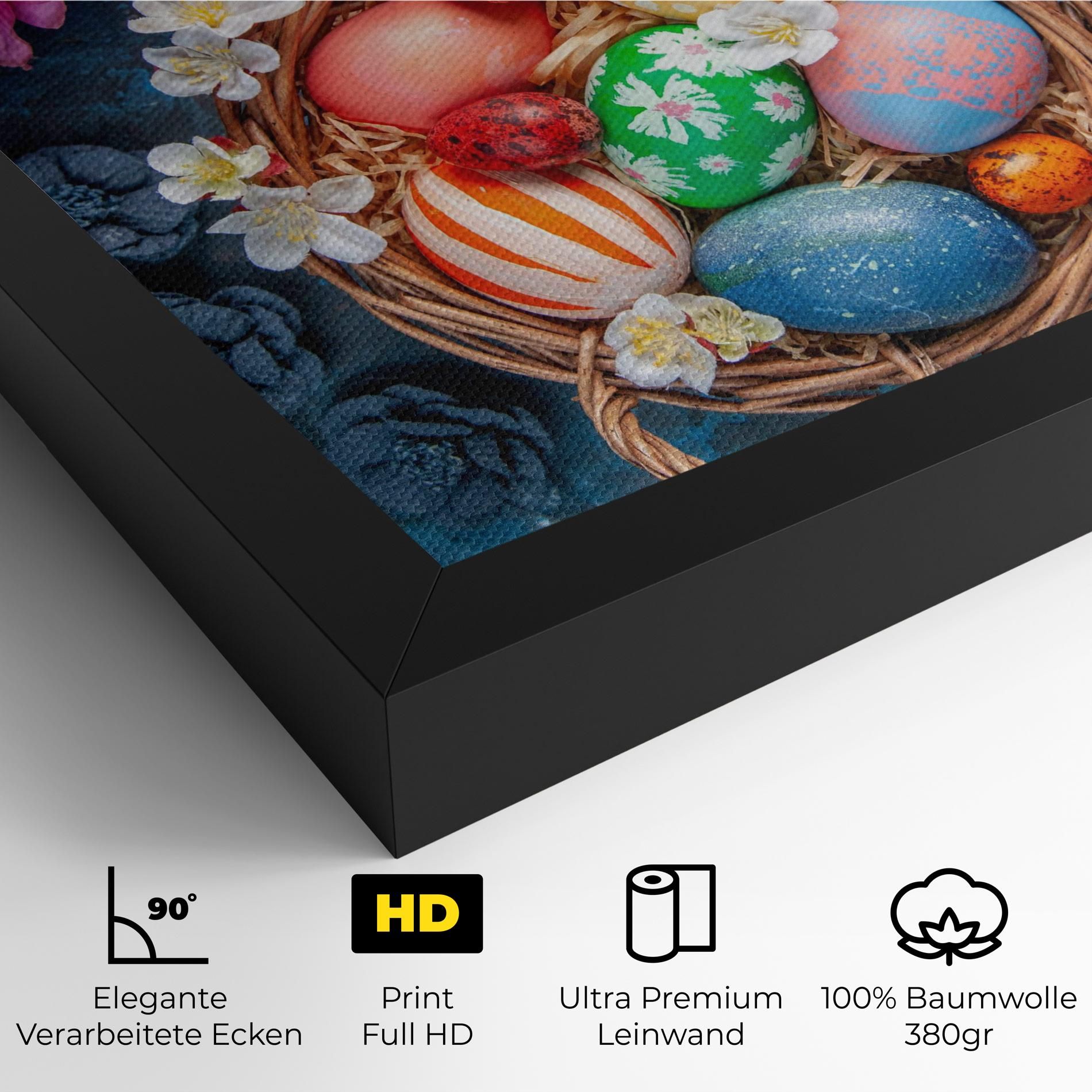 Colored Easter Eggs mockup 4