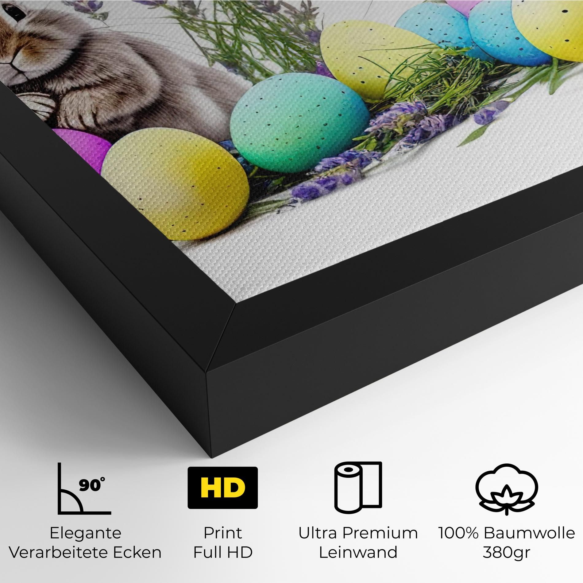 Flowers Easter Bunny mockup 4