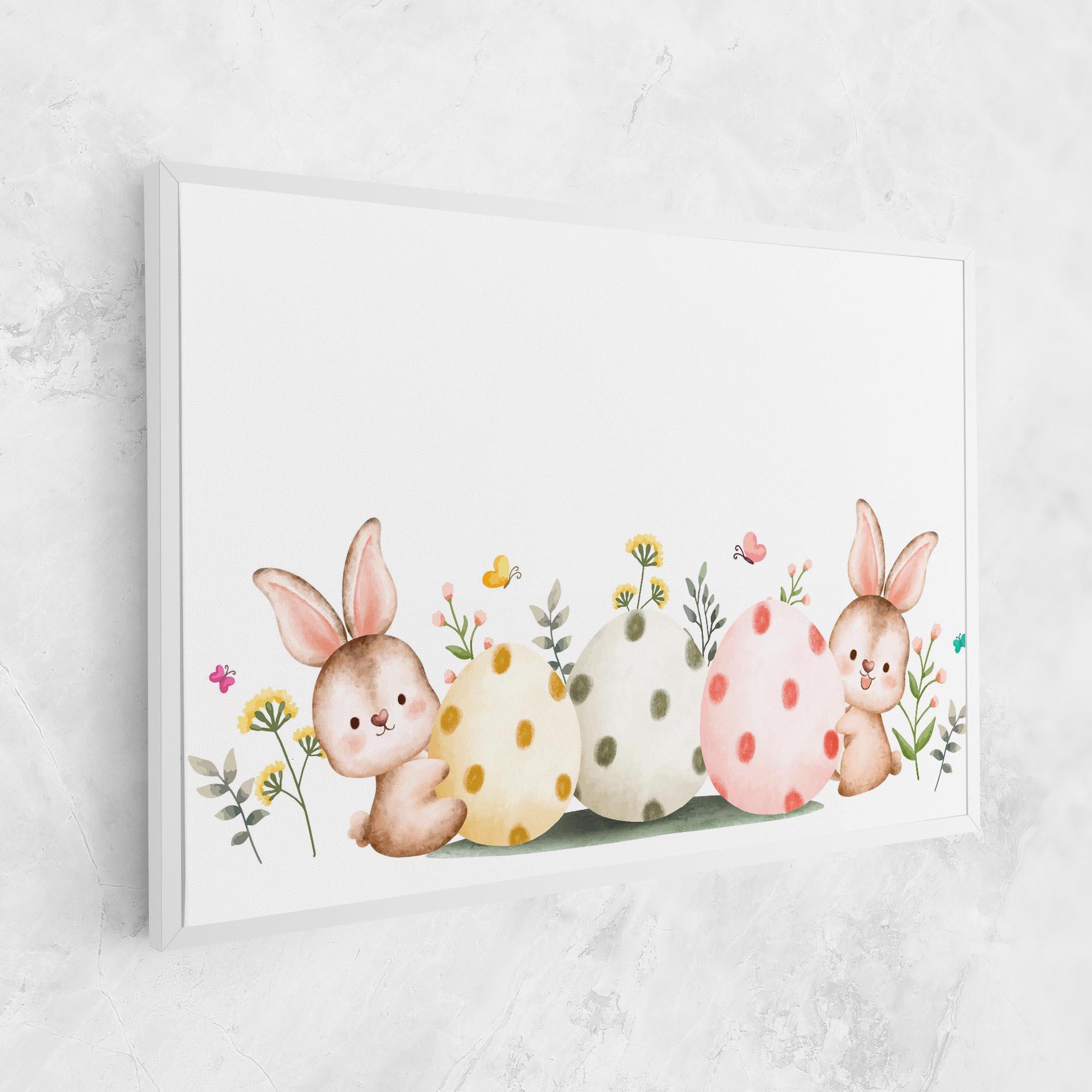 Leinwandbild Butterfly Rabbit mockup 1