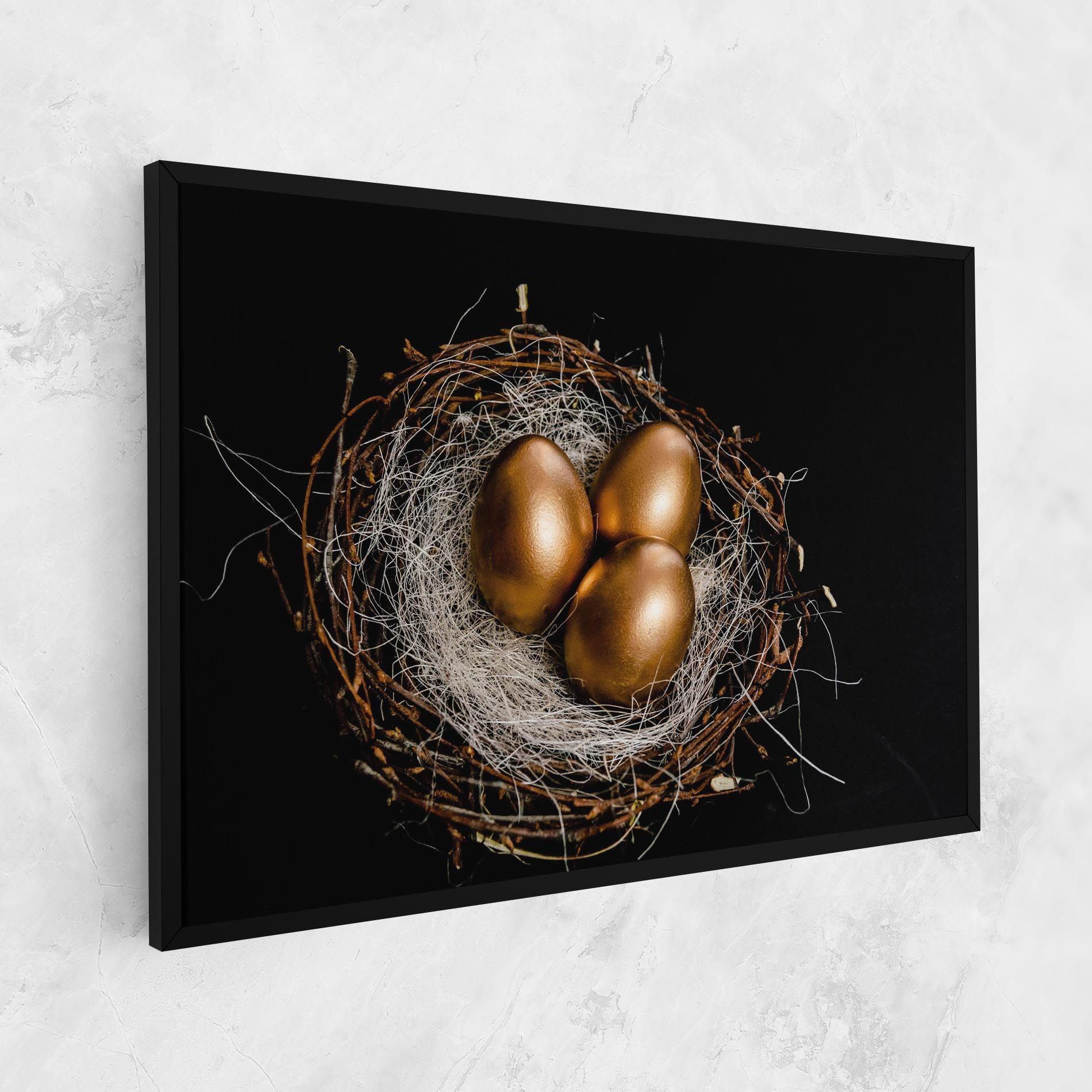 Pretty Golden Easter Eggs mockup 1
