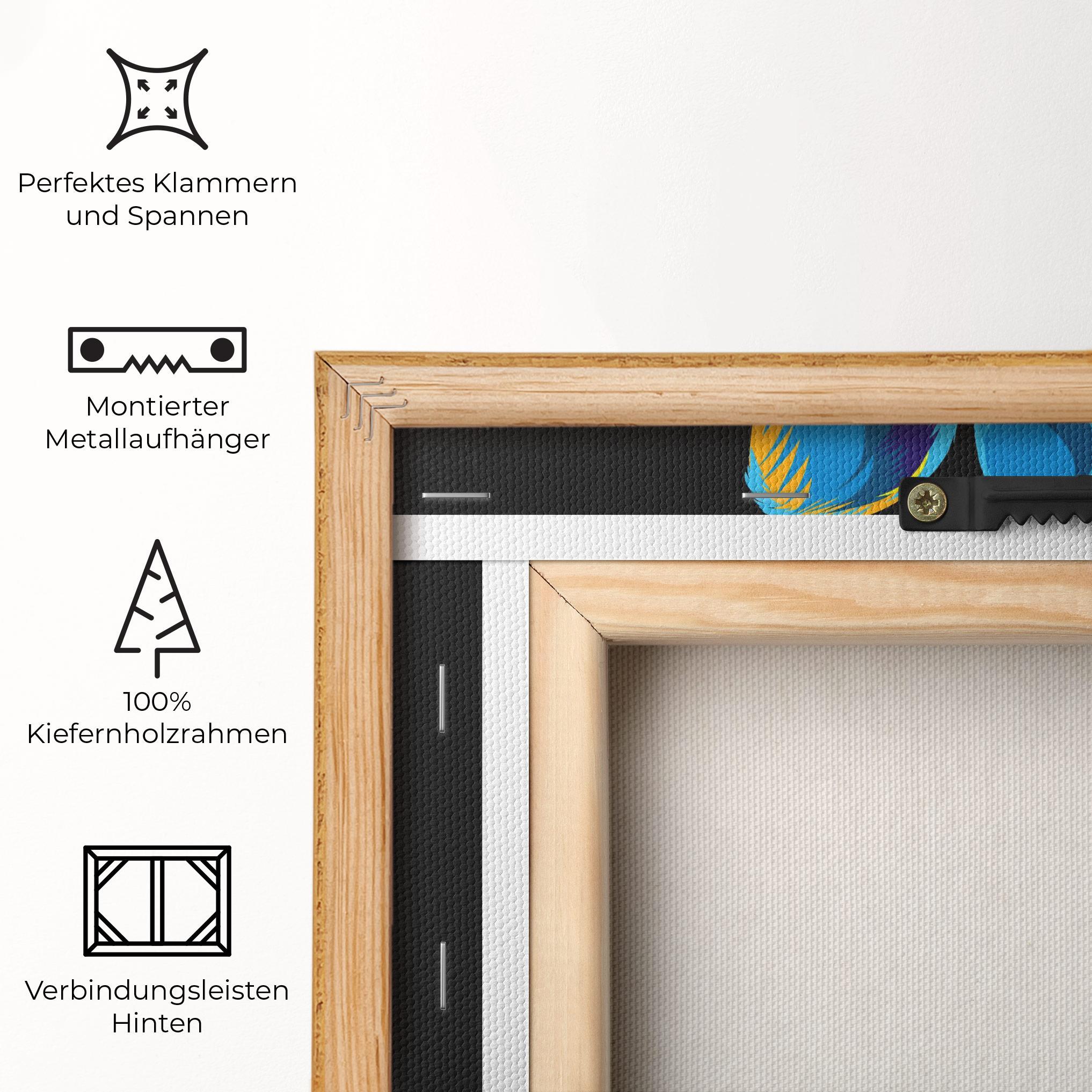 Leinwandbild Color Mix Easter mockup 5