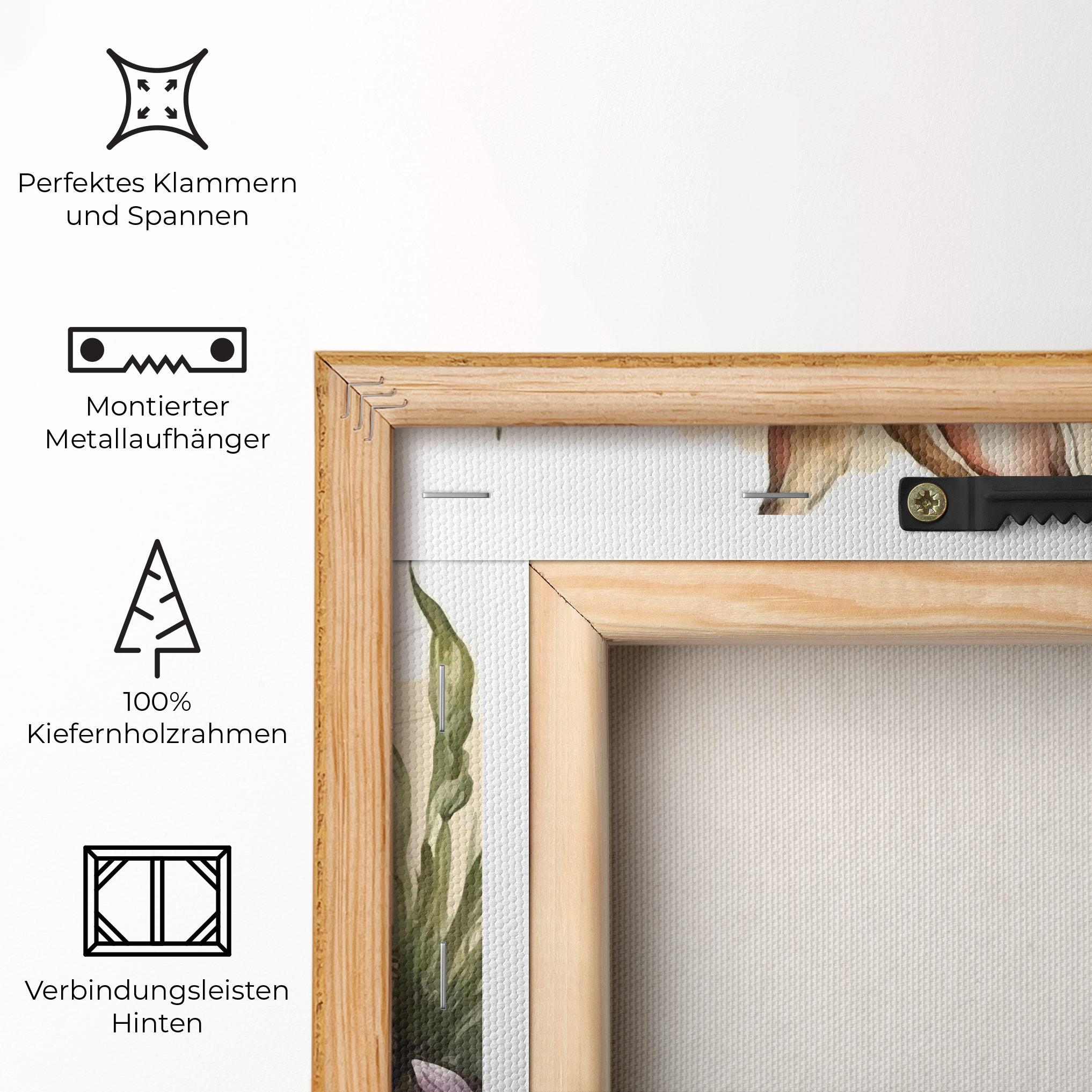 Leinwandbild Eggs Baby Bunny mockup 5