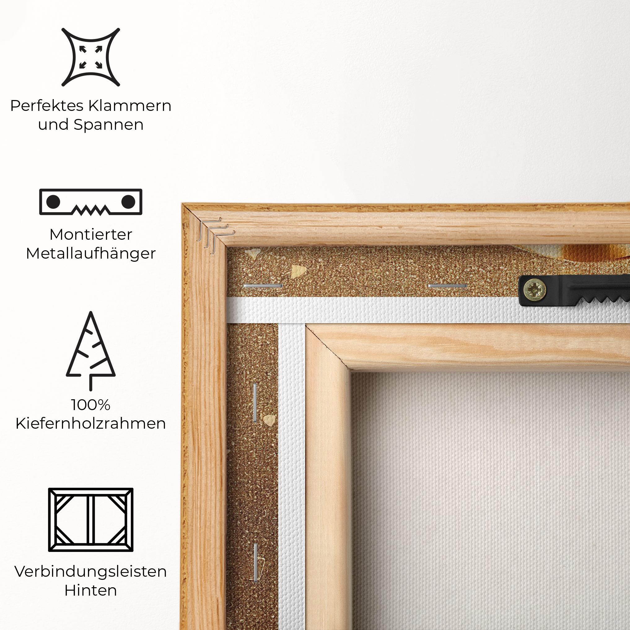 Leinwandbild Golden Egg Chocolate mockup 5