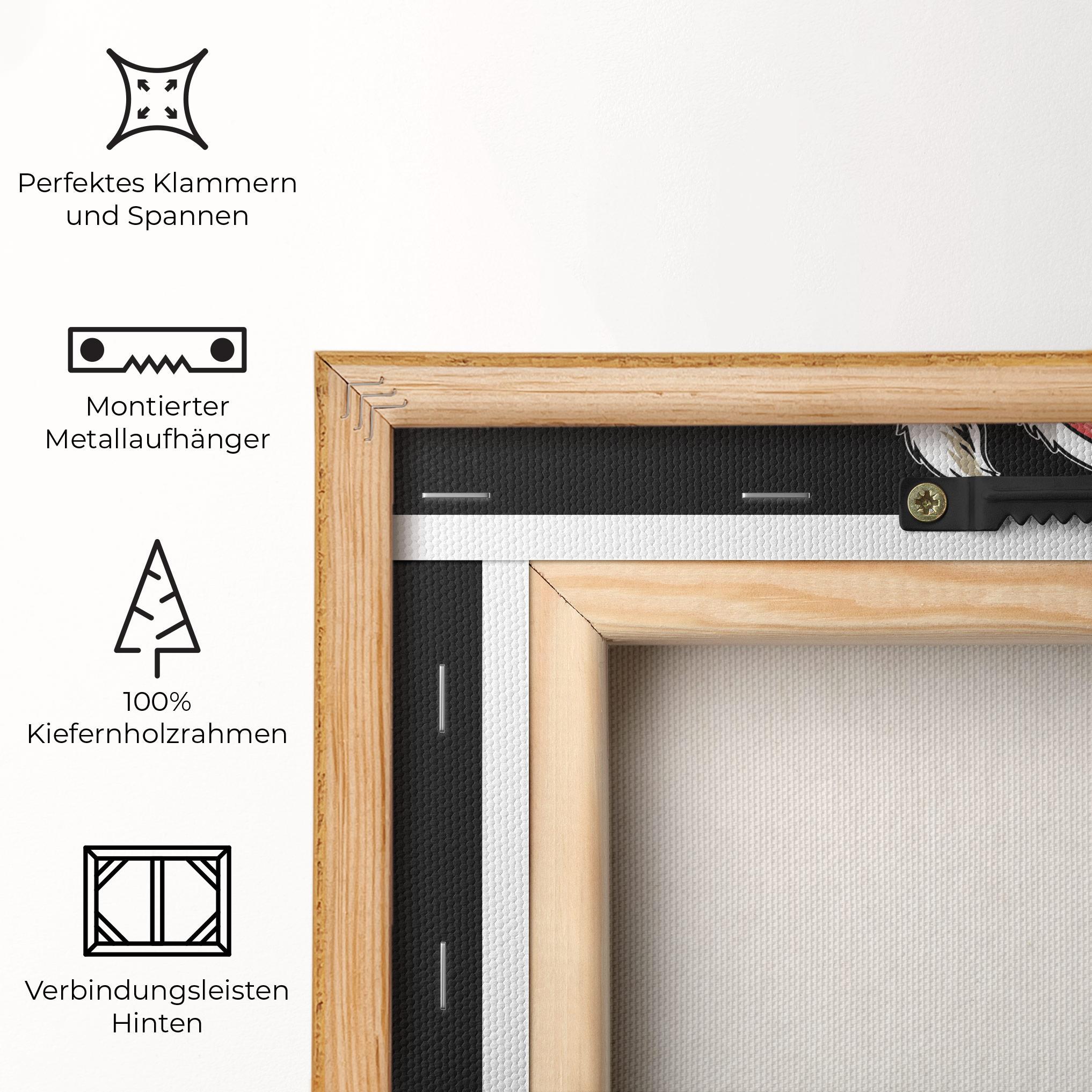 Leinwandbild Rabbit Rock mockup 5