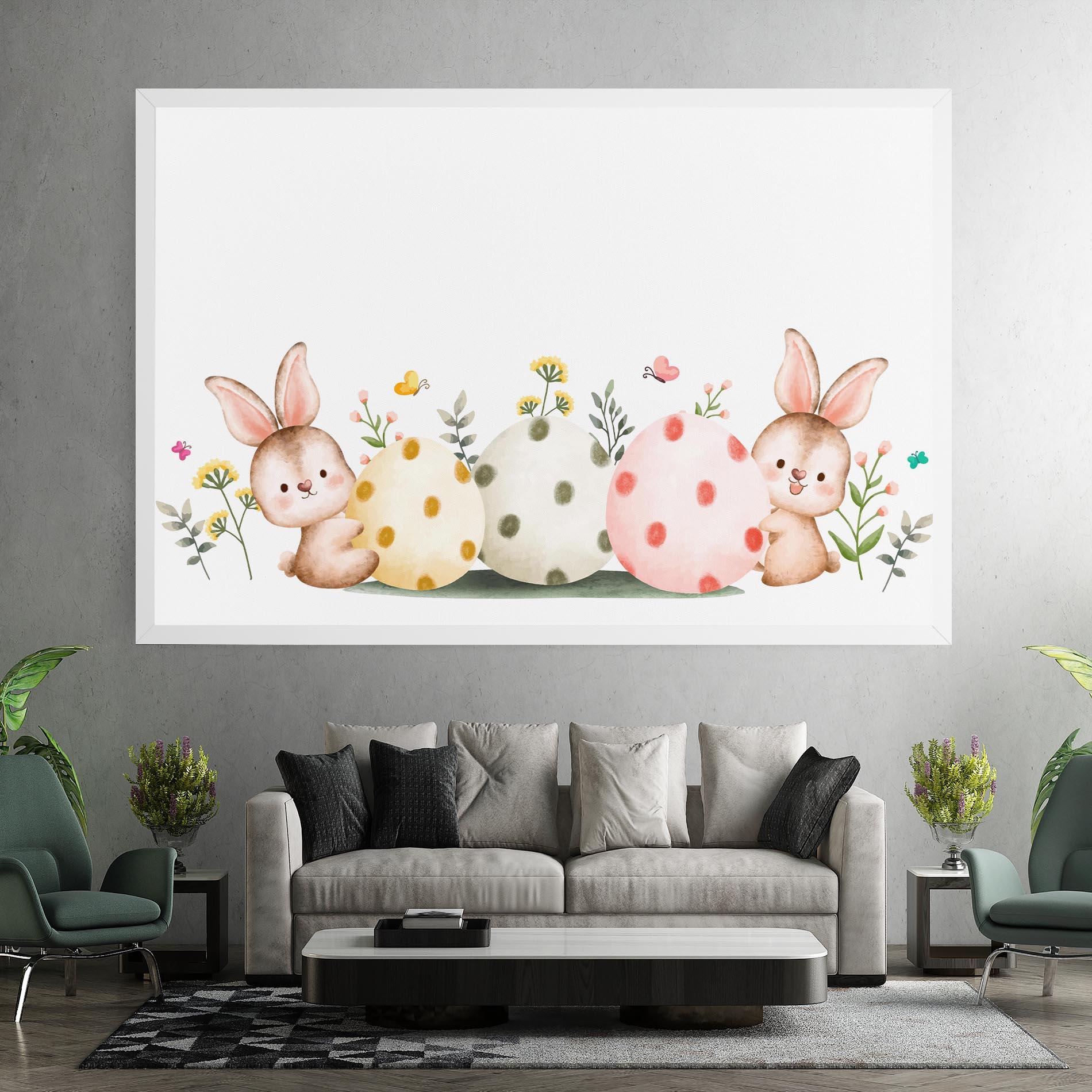 Leinwandbild Butterfly Rabbit mockup 7