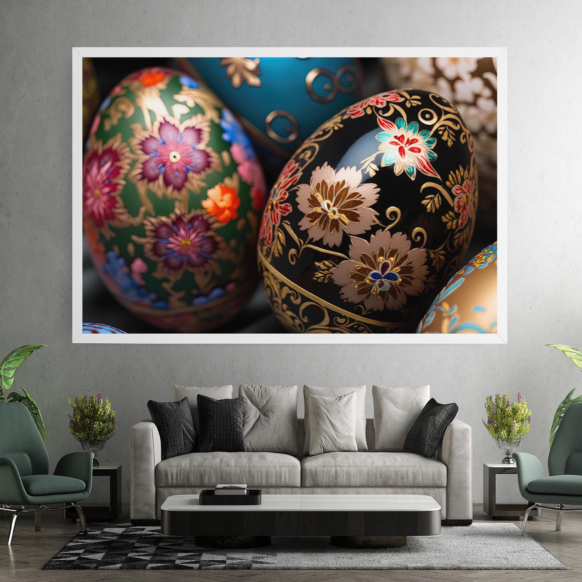 Close Up Painted Eggs mockup 7