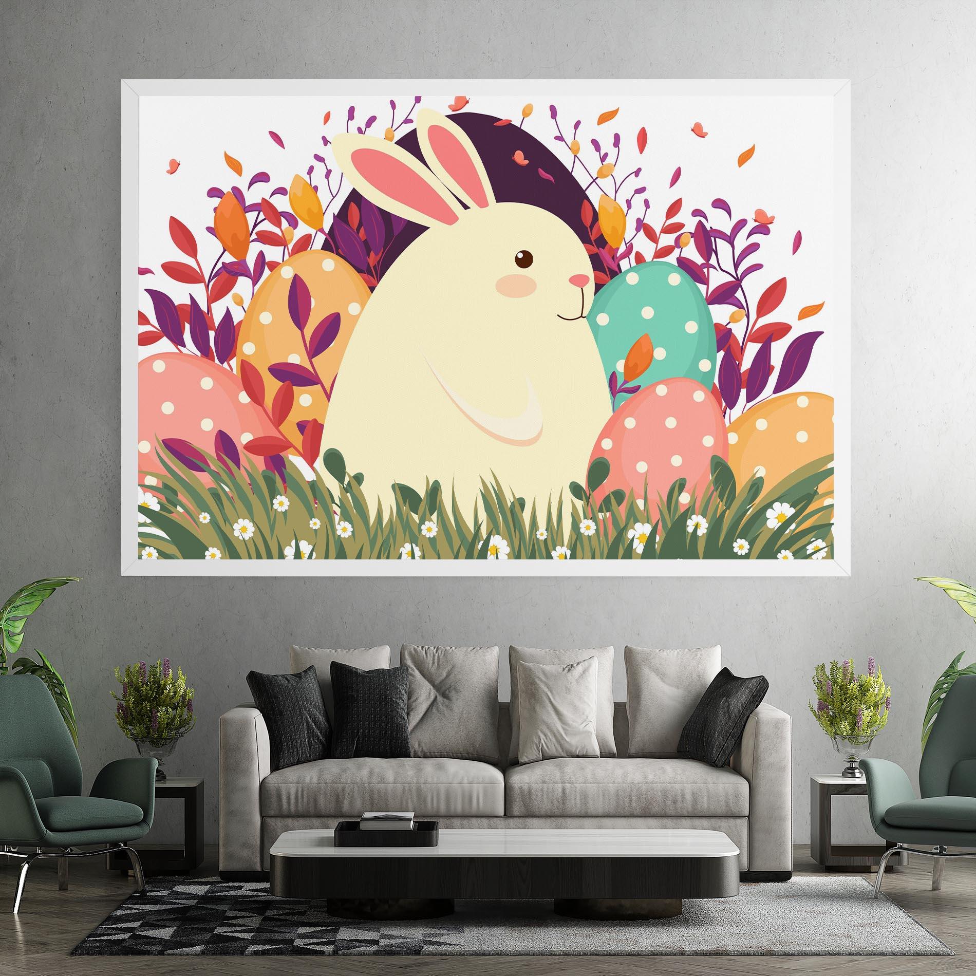 Leinwandbild Friendly Bunny mockup 7