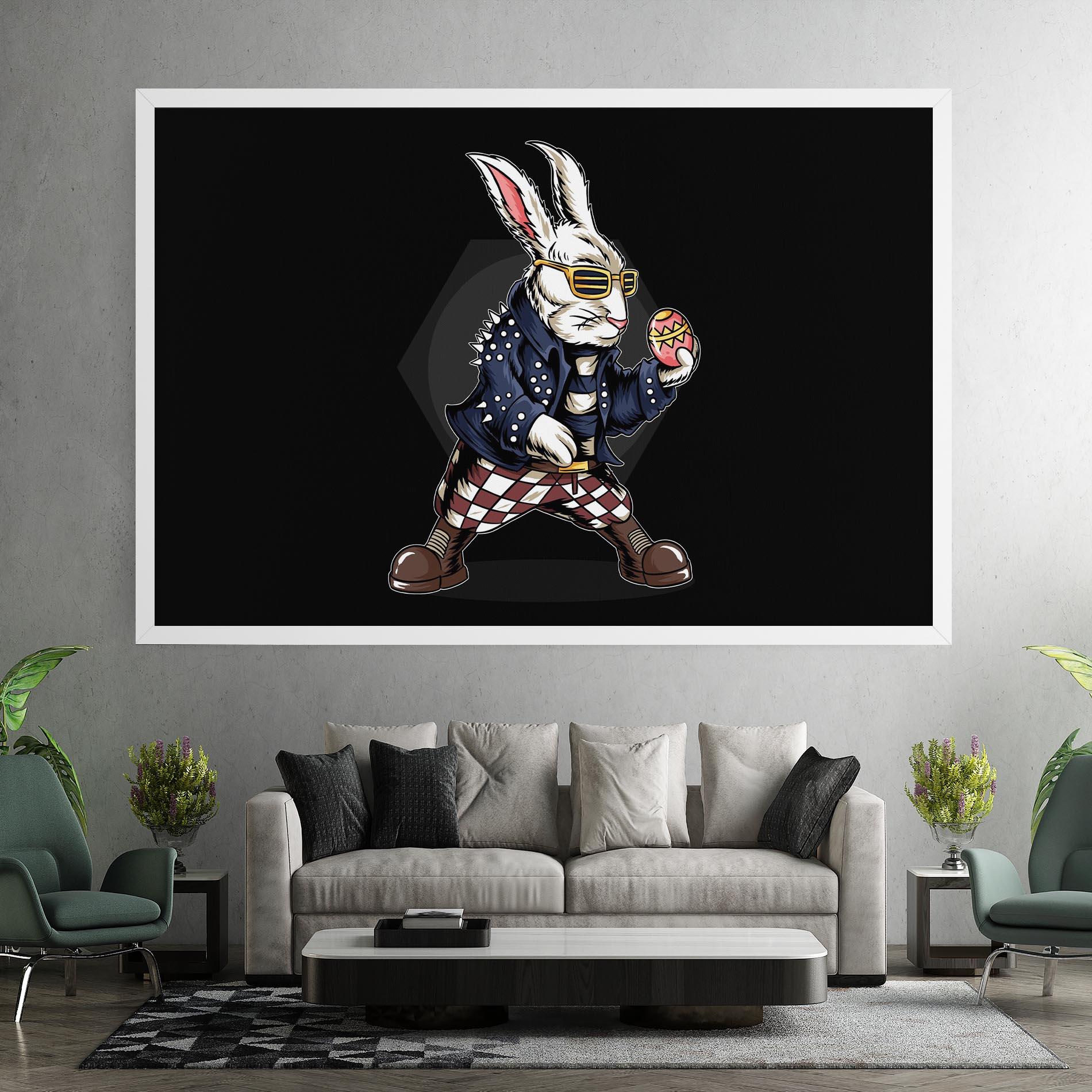 Leinwandbild Rabbit Rock mockup 7