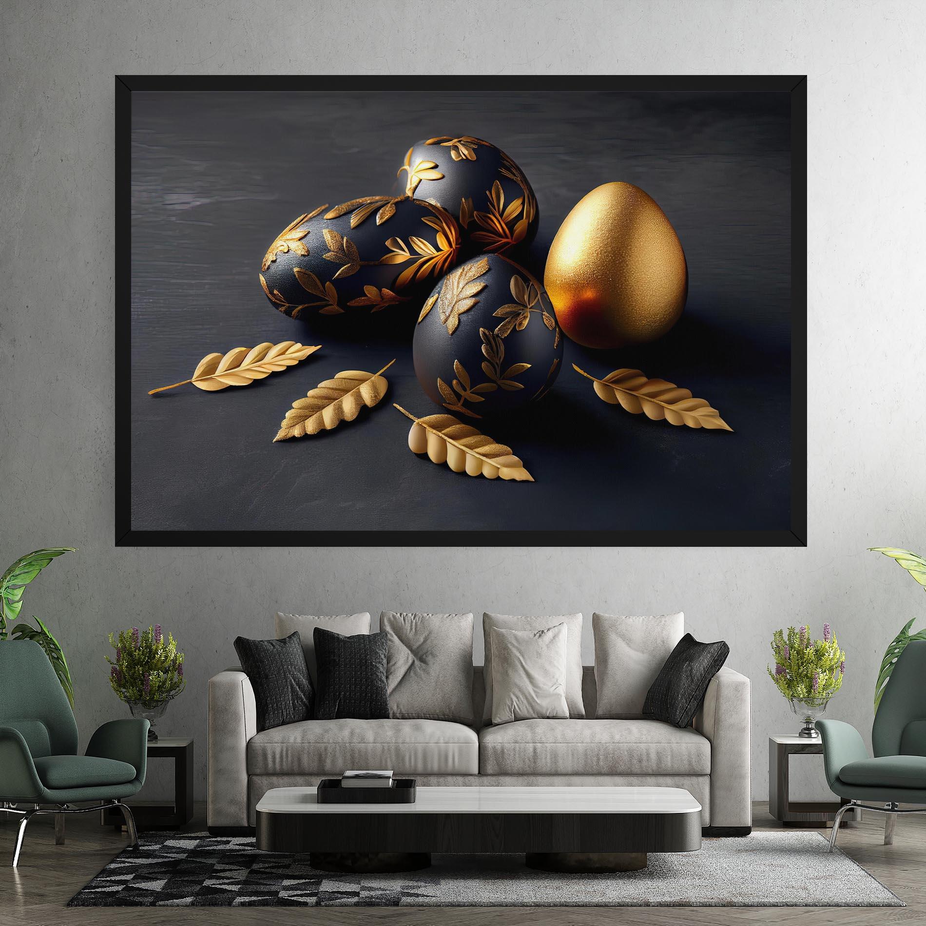 Leinwandbild Black Gold Egs mockup 7