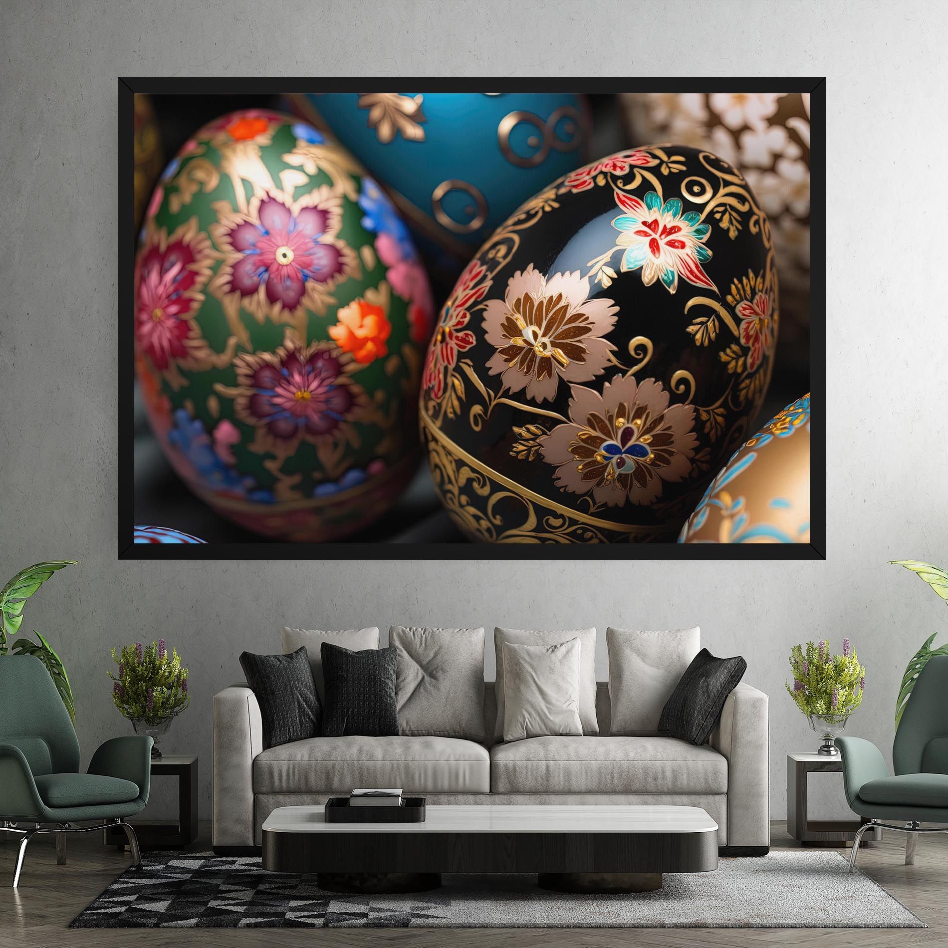 Close Up Painted Eggs mockup 7