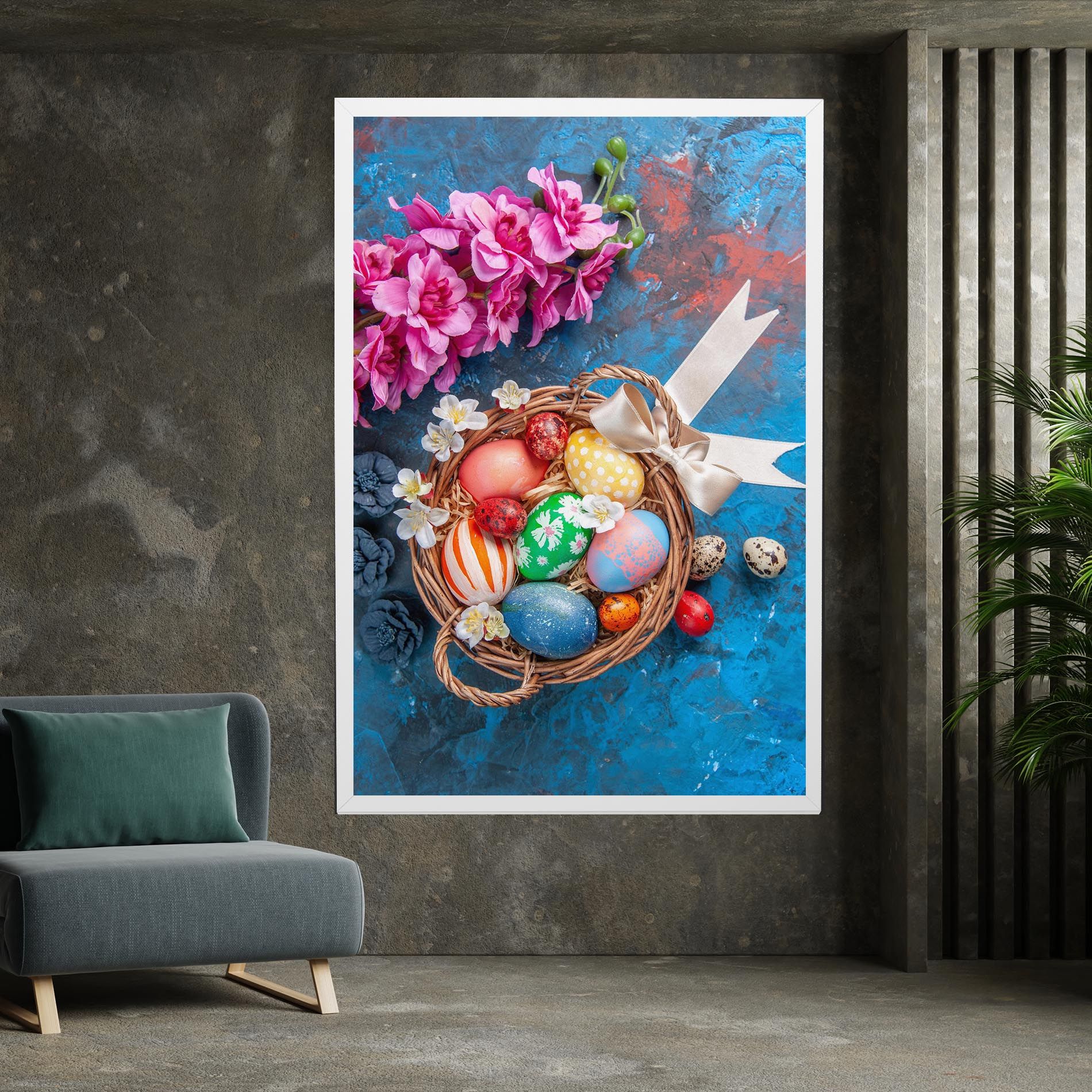 Colored Easter Eggs mockup 7