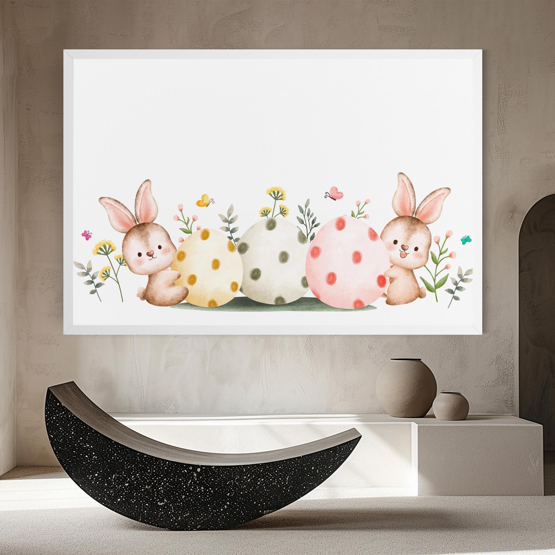 Leinwandbild Butterfly Rabbit mockup 8