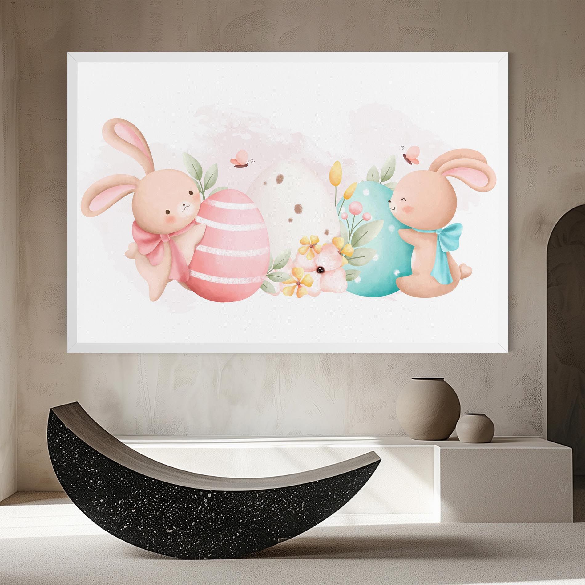 Cute Bunny Art mockup 8