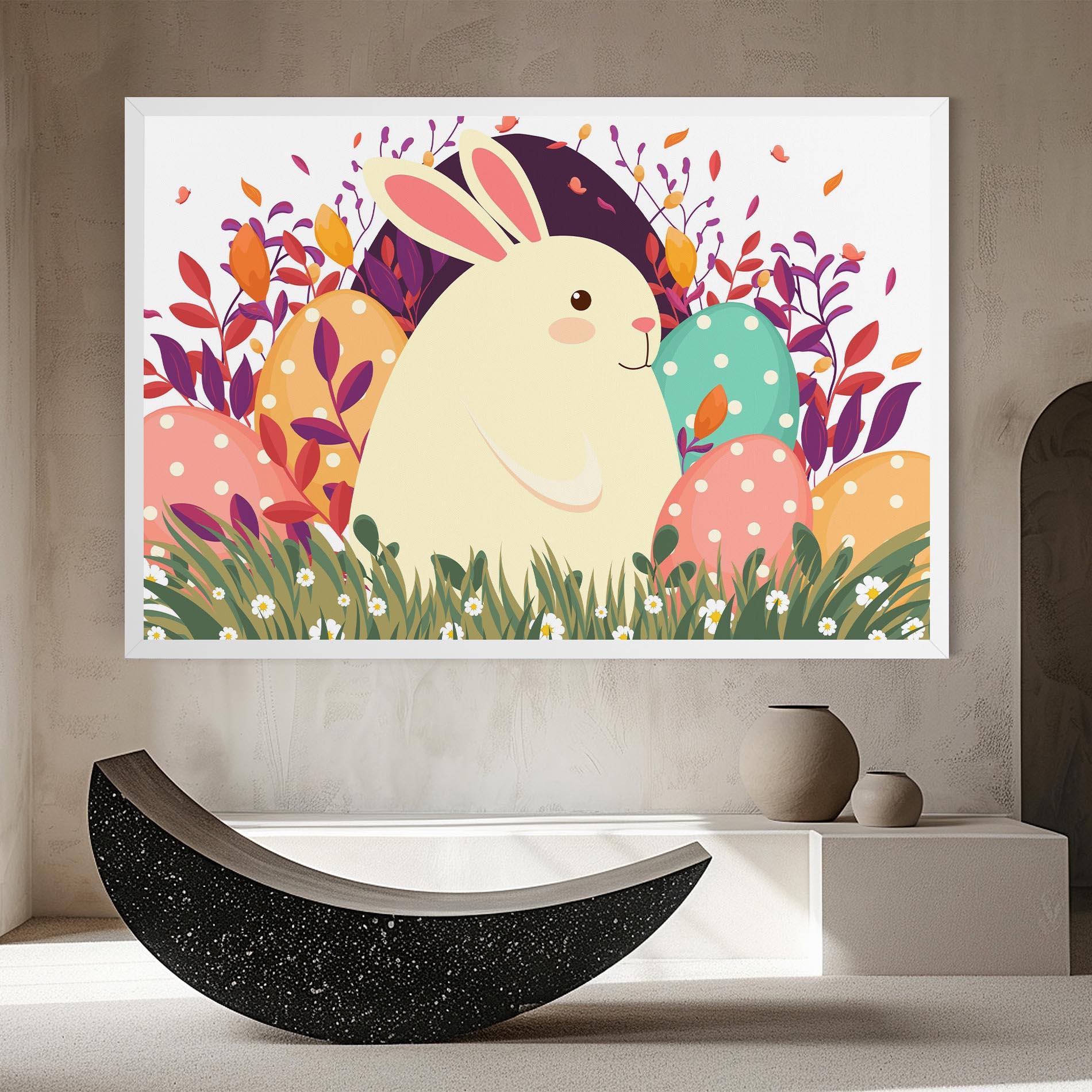 Leinwandbild Friendly Bunny mockup 8