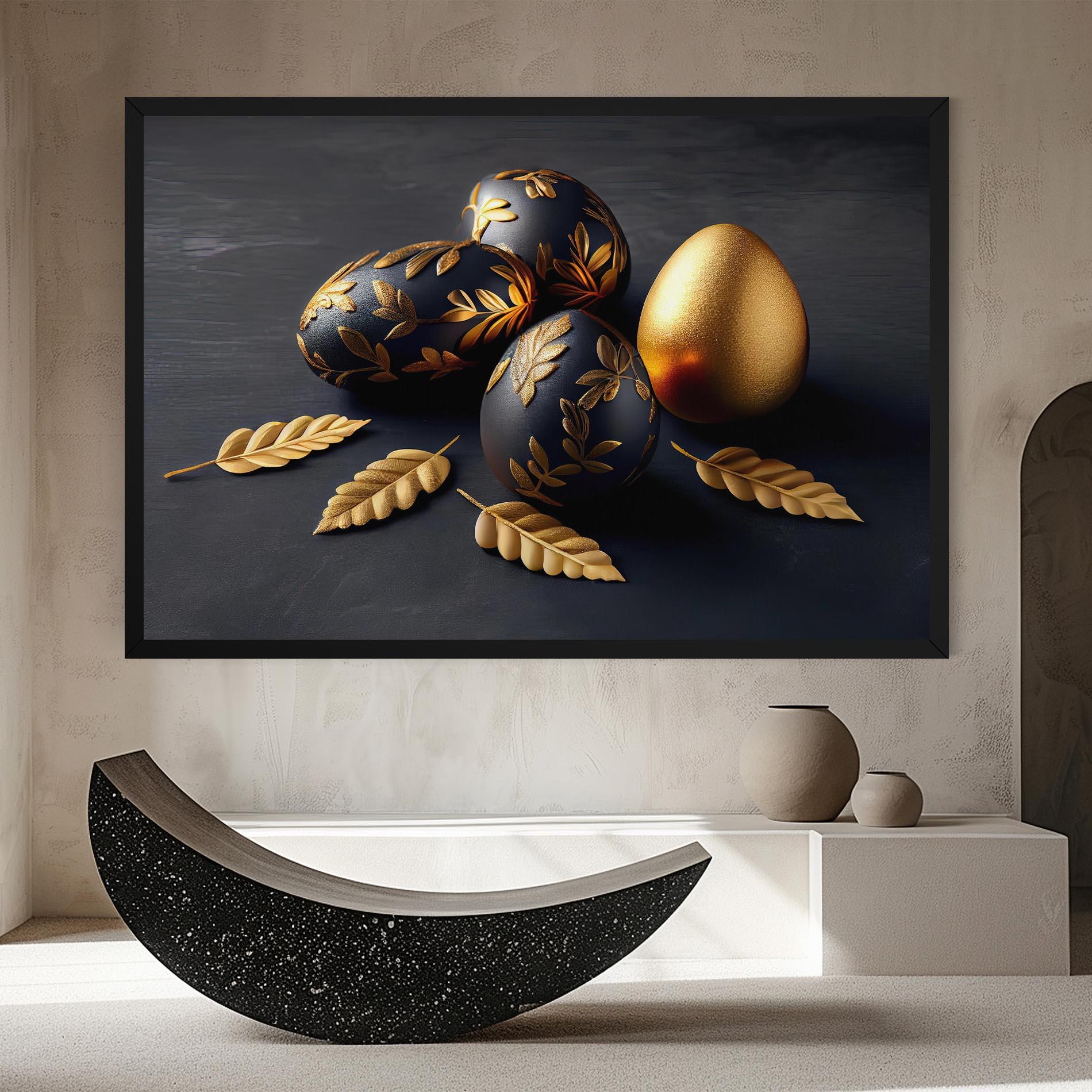 Leinwandbild Black Gold Egs mockup 8