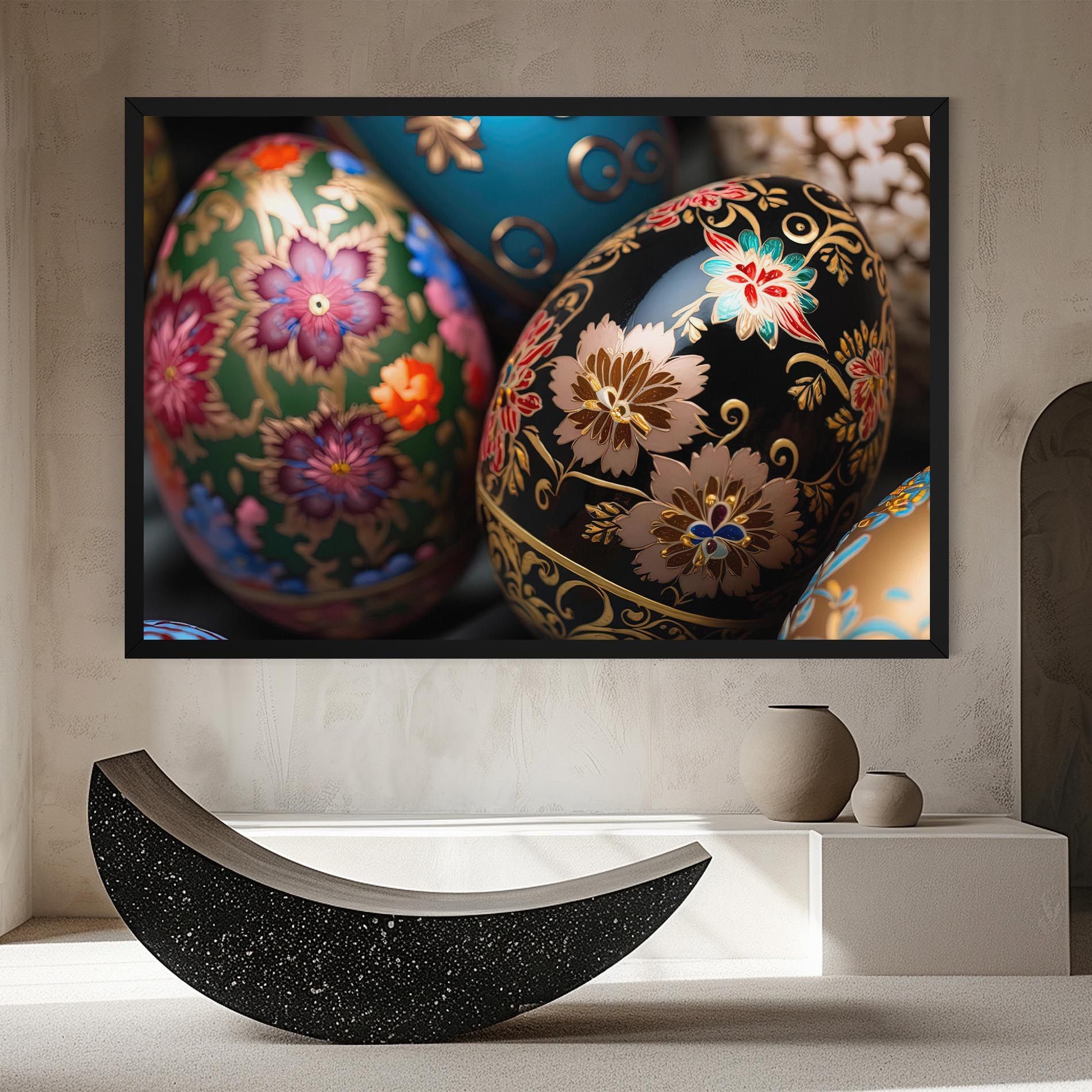 Close Up Painted Eggs mockup 8