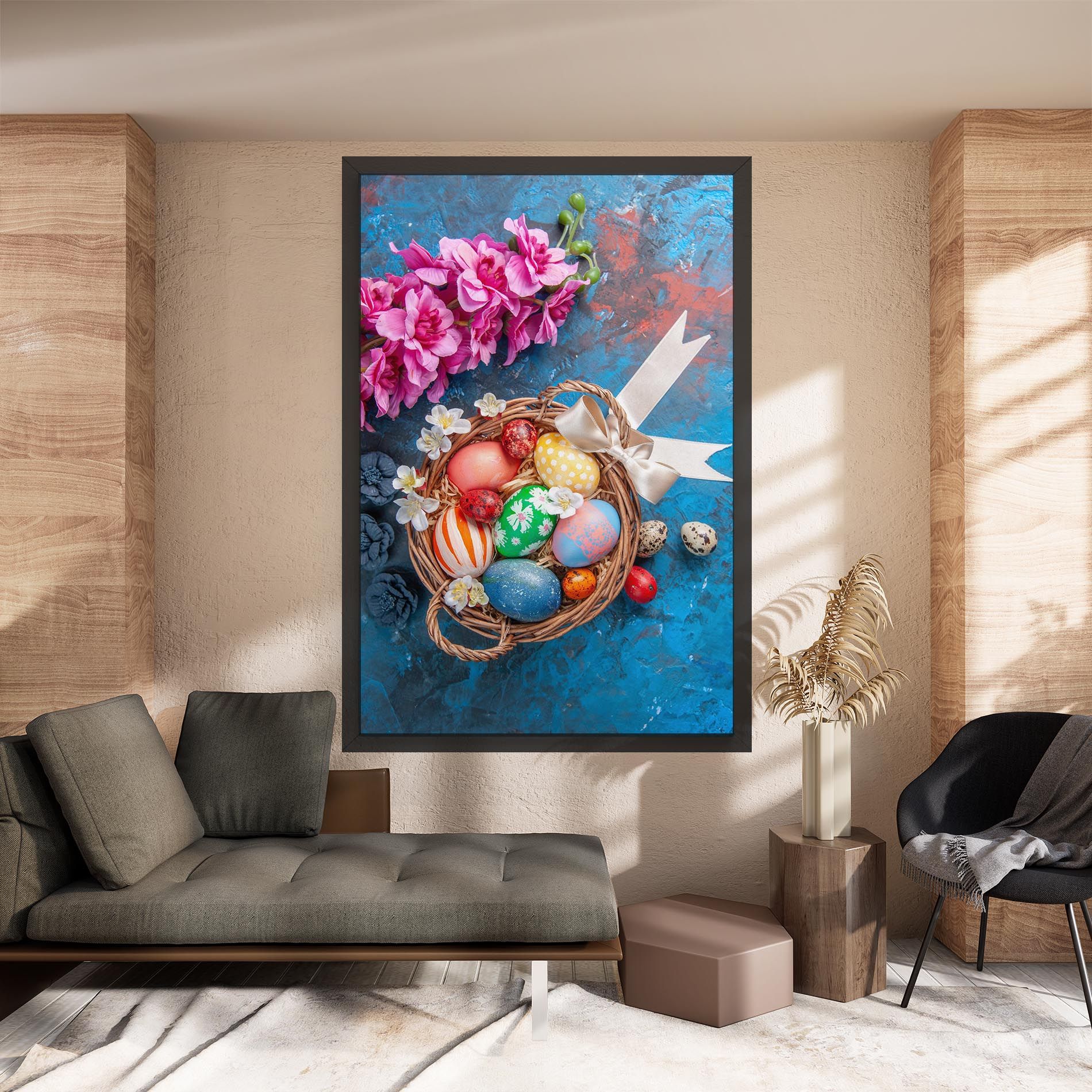 Colored Easter Eggs mockup 8