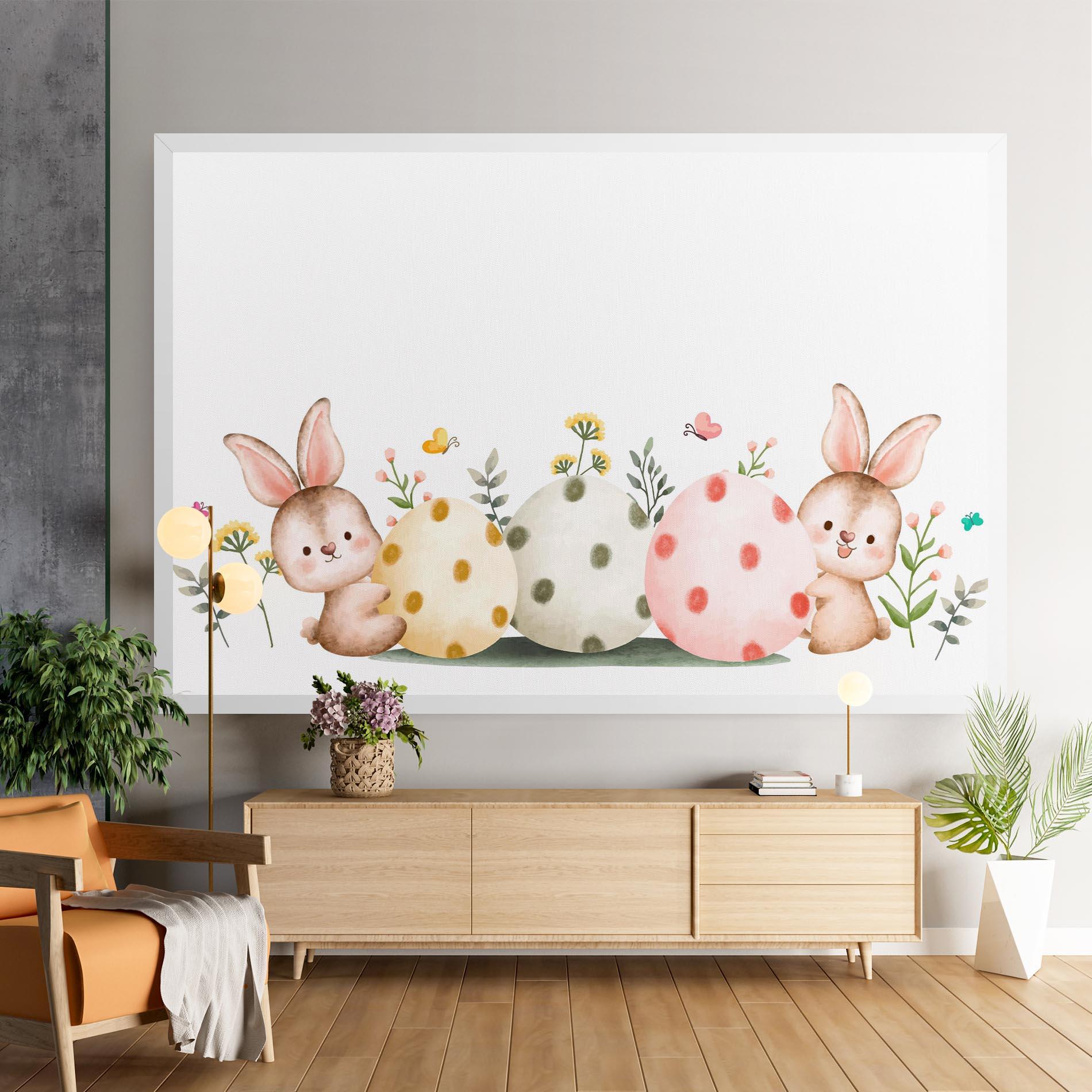 Leinwandbild Butterfly Rabbit mockup 9