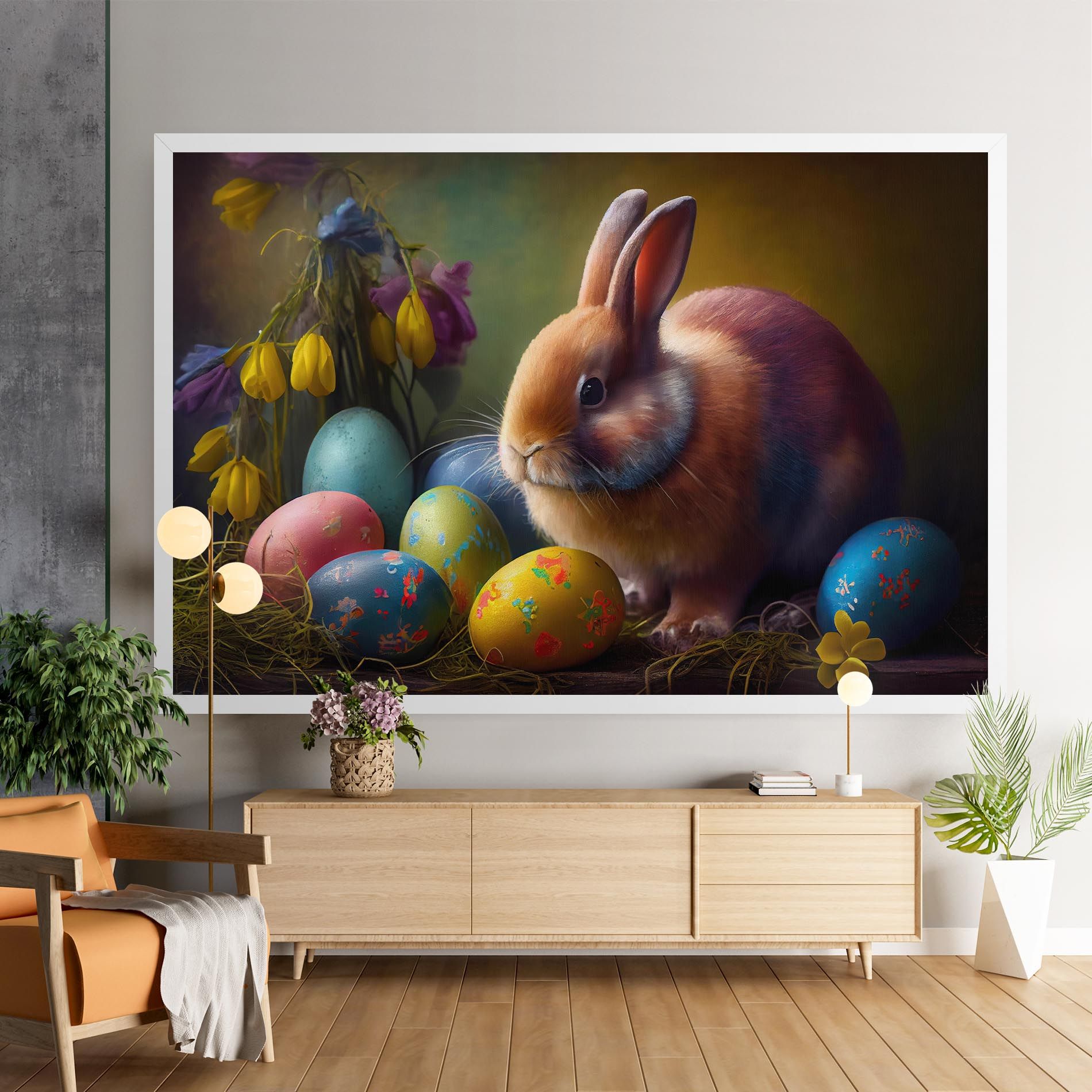 Easter Cute Rabbit mockup 9