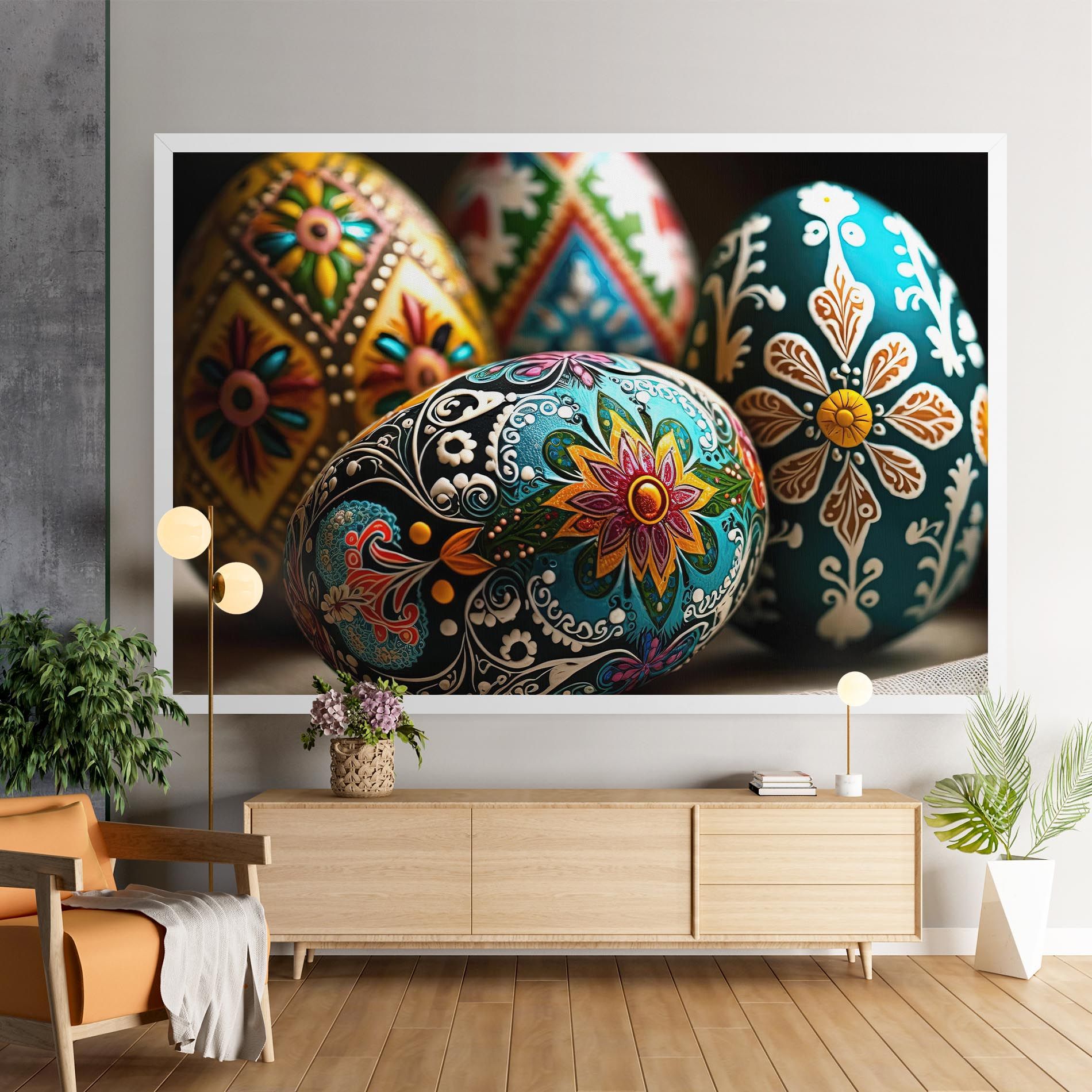 Easter Eggs Ornament mockup 9