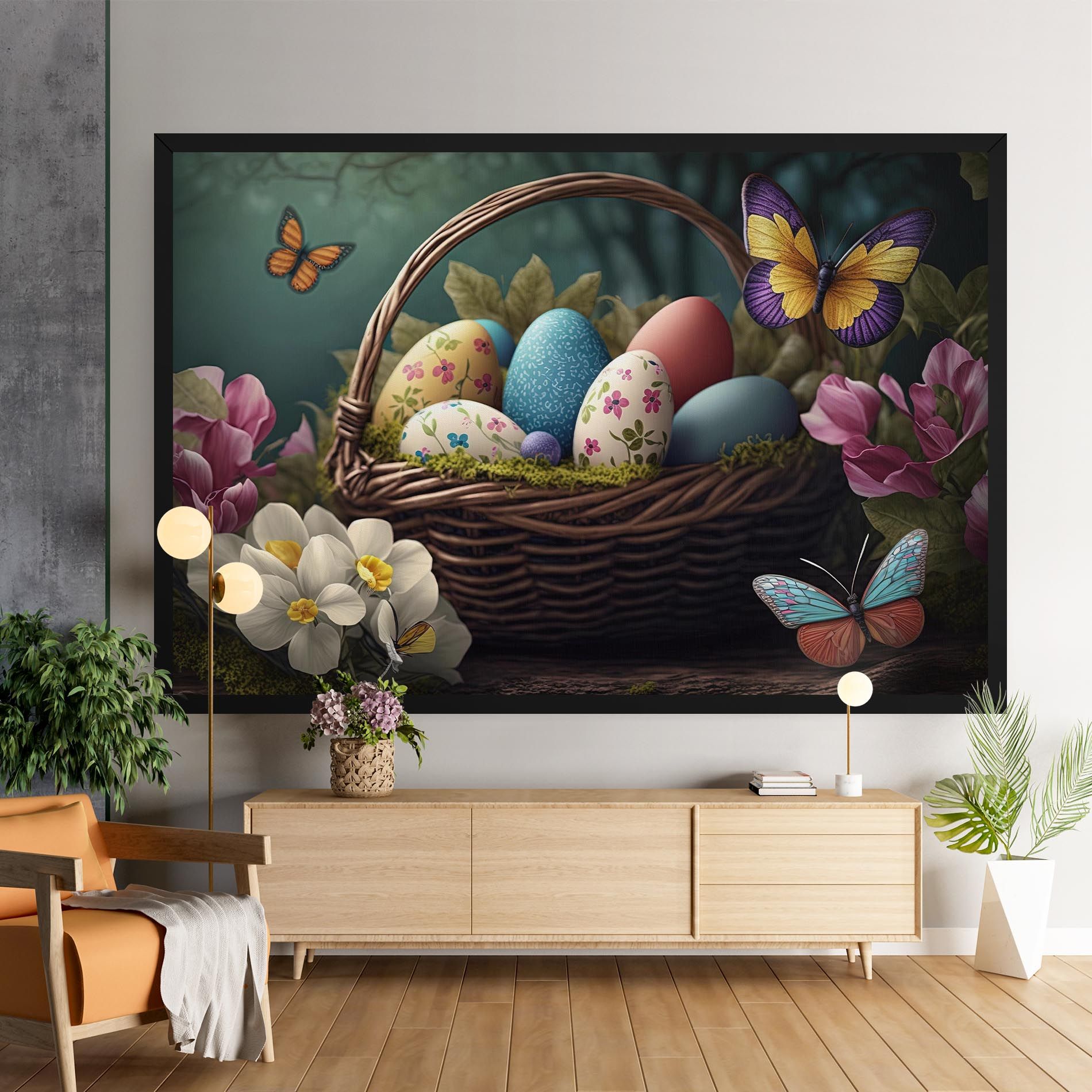 Easter Eggs Butterfly mockup 9