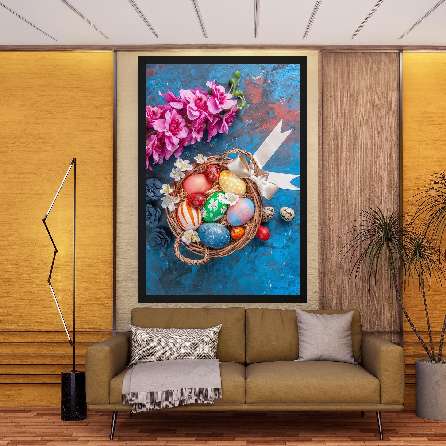 Colored Easter Eggs mockup 9