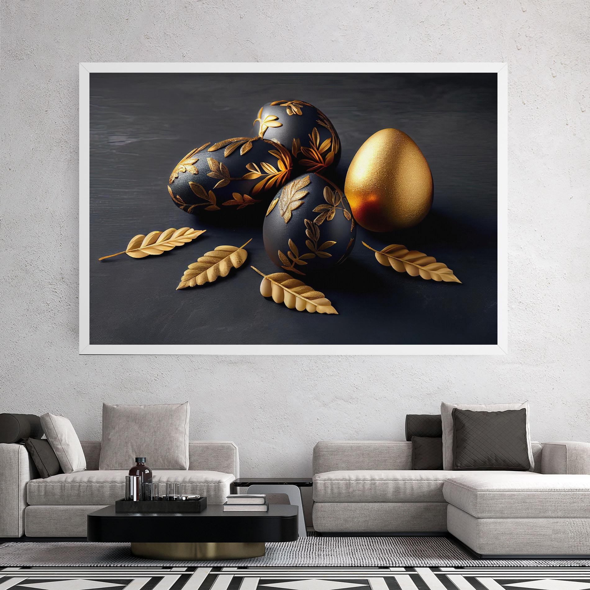 Leinwandbild Black Gold Egs mockup 2