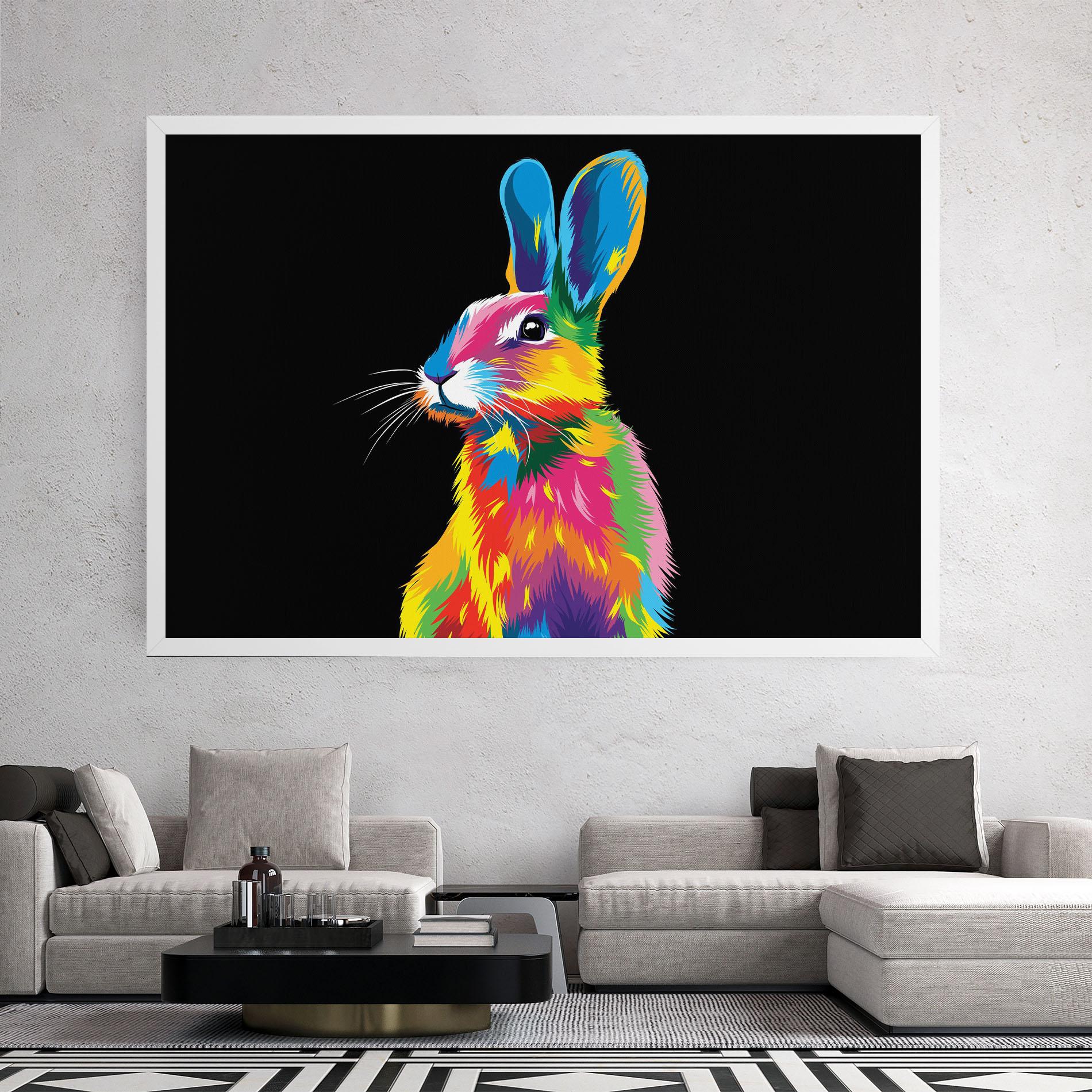 Leinwandbild Color Mix Easter mockup 2