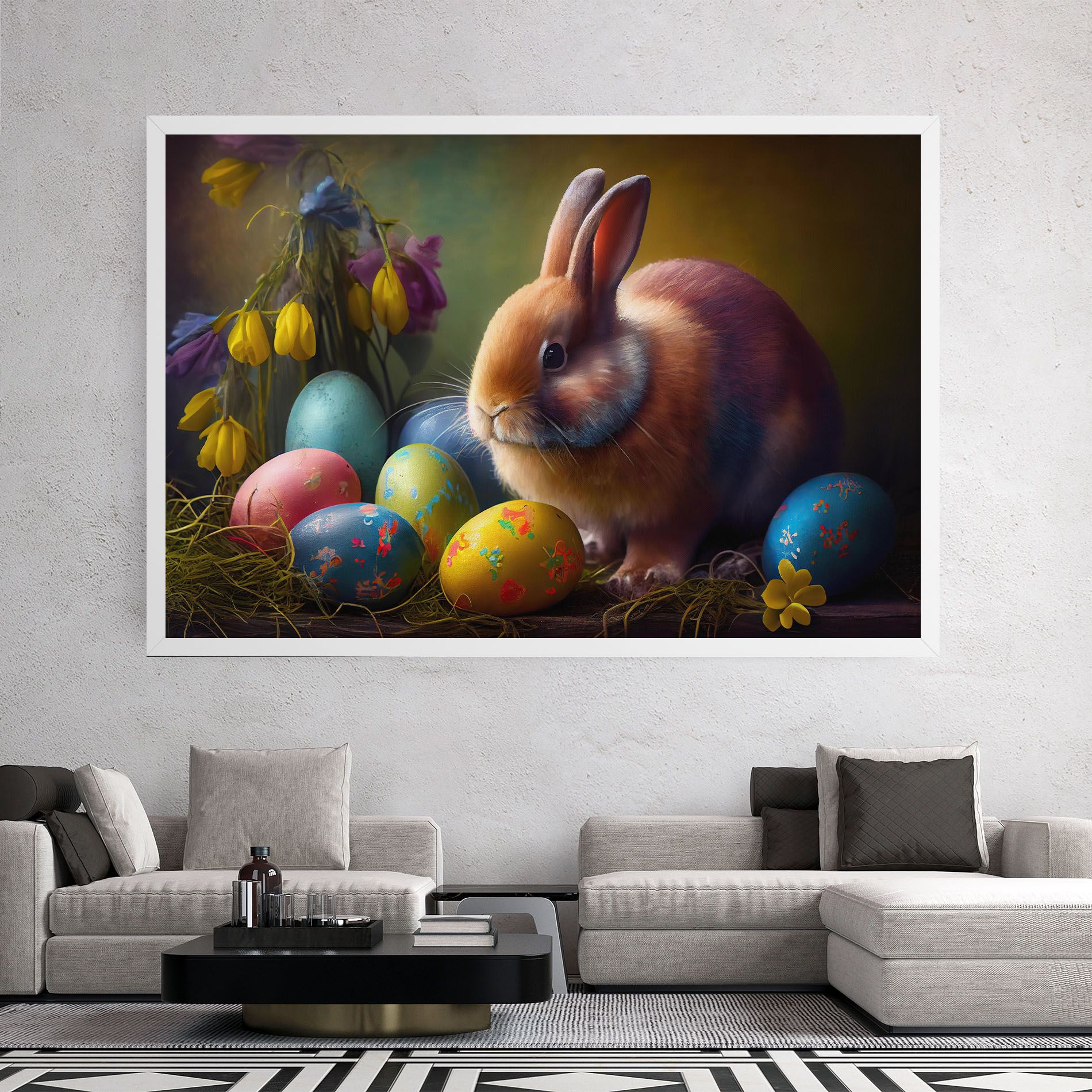 Easter Cute Rabbit mockup 2