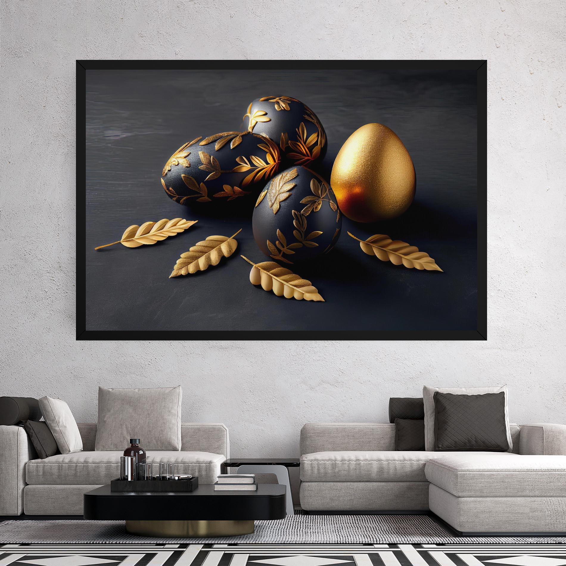 Leinwandbild Black Gold Egs mockup 2