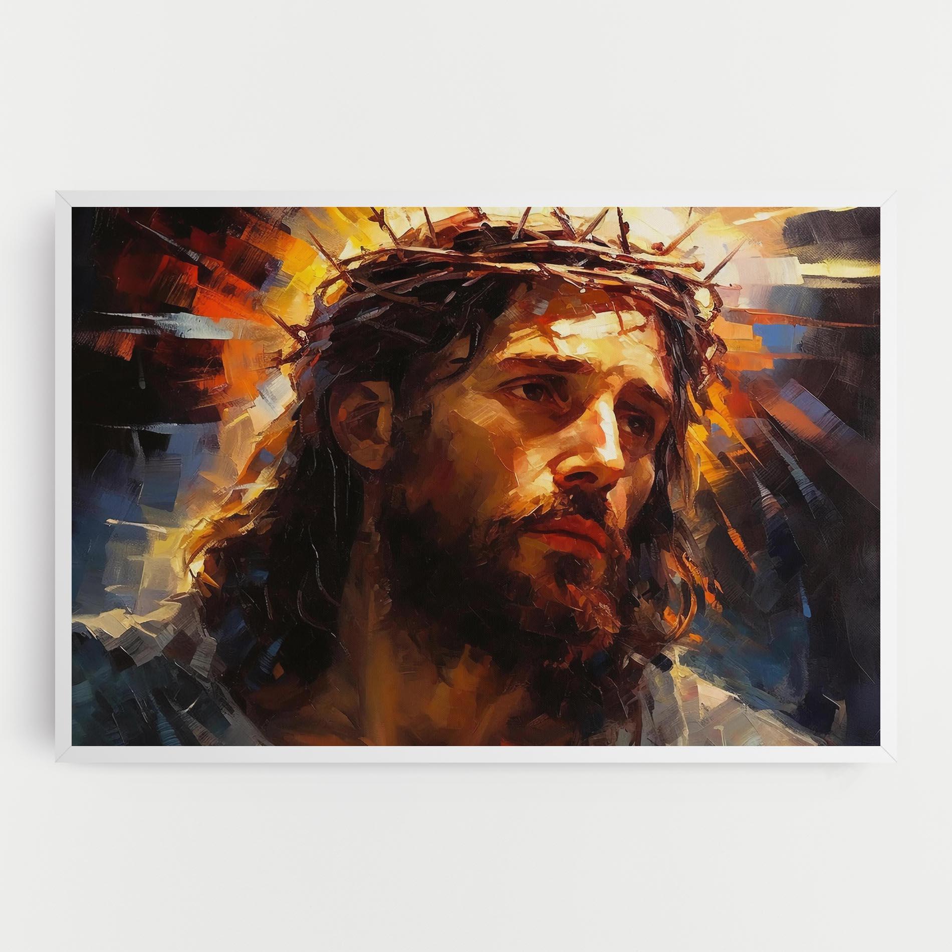 Leinwandbild Jesus Crown mockup 0