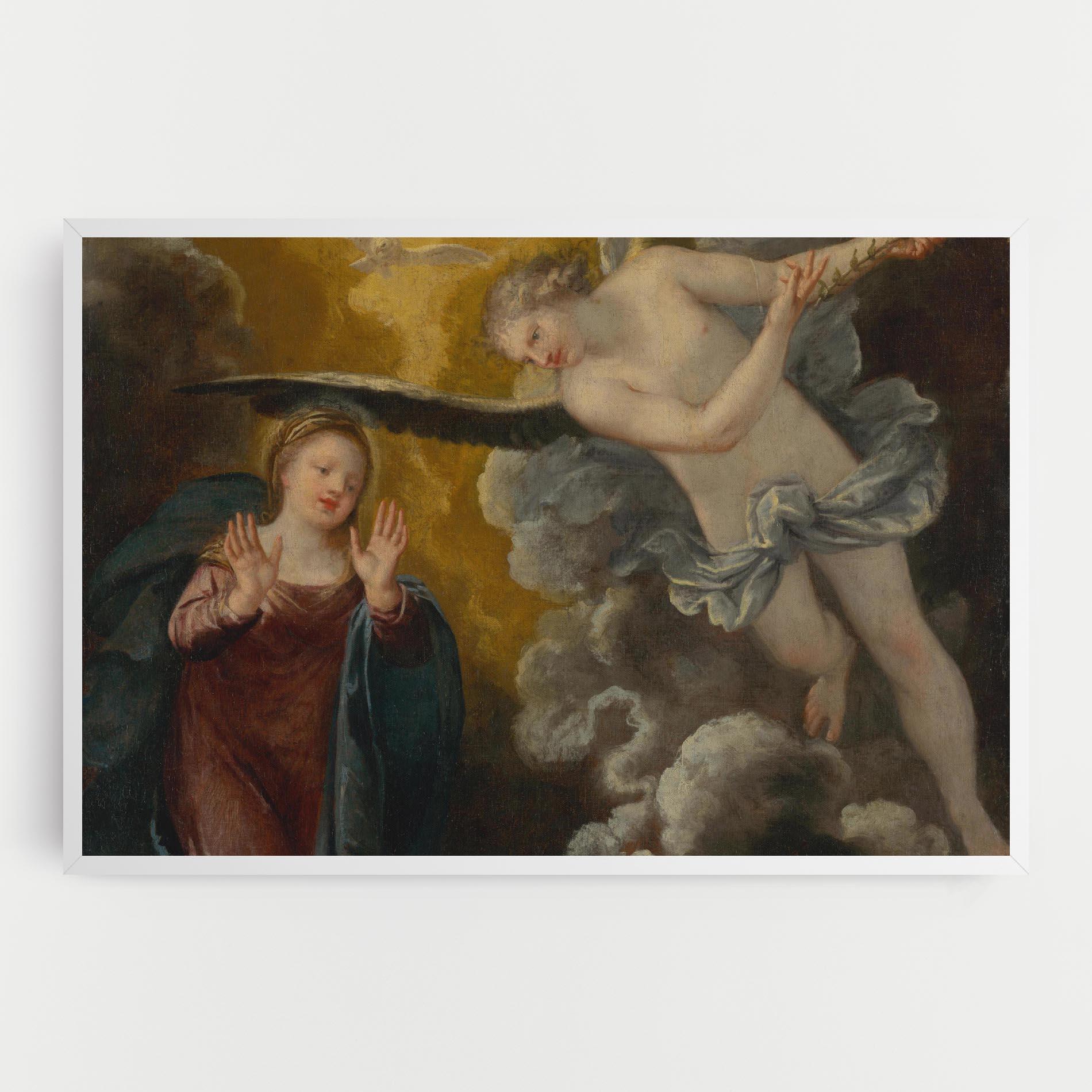 Leinwandbild Religious Angel mockup 0