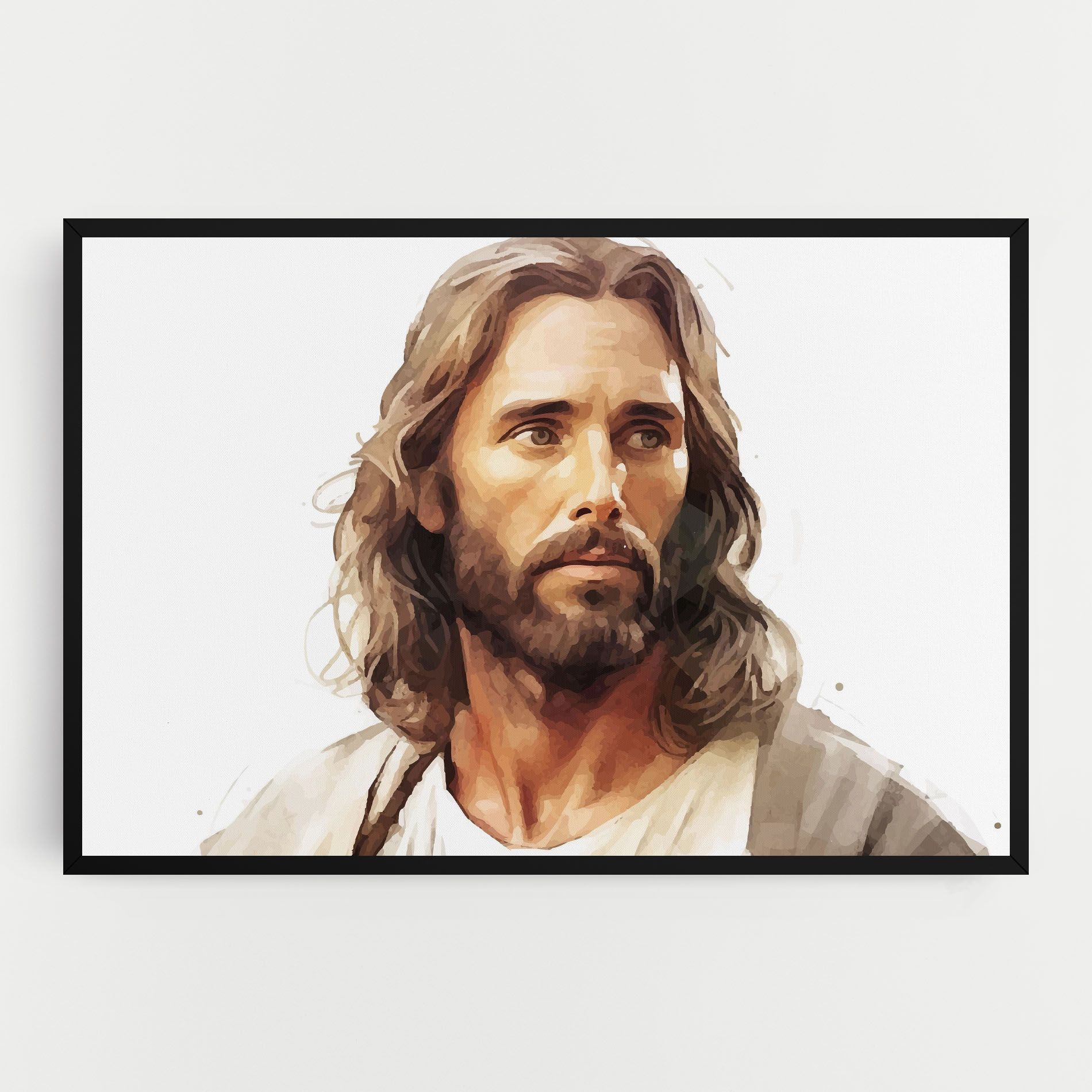 Jesus Long Hair mockup 0