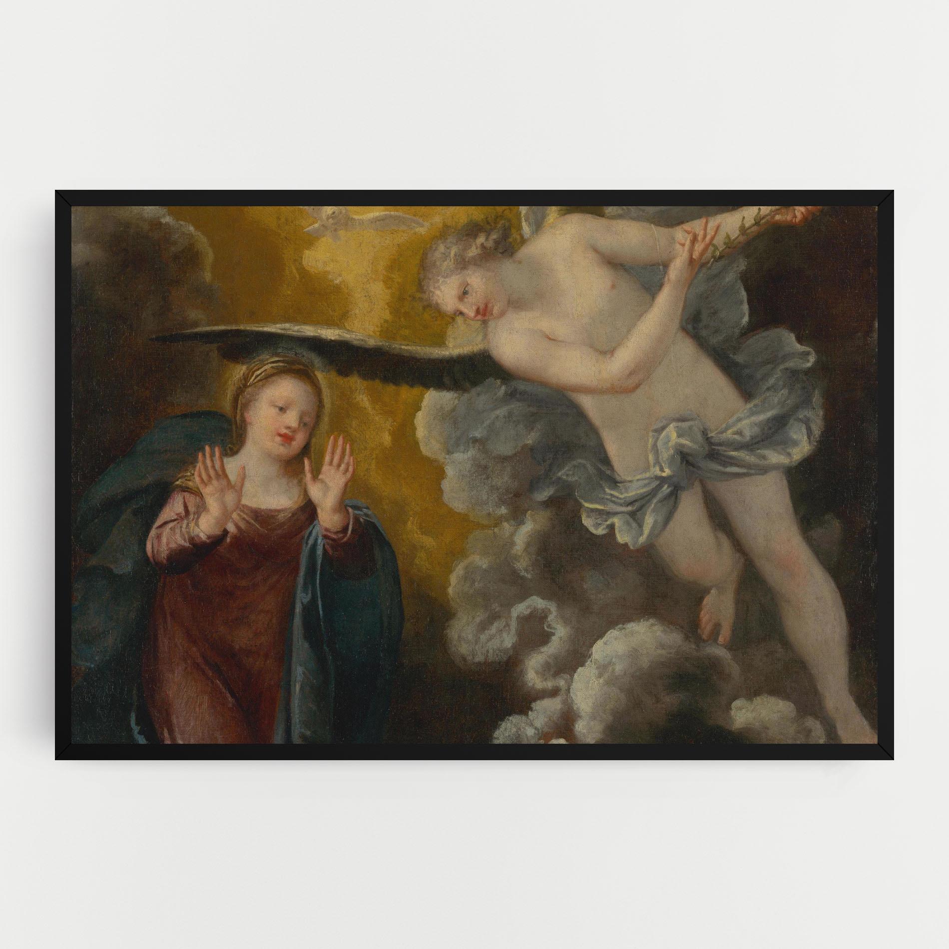 Leinwandbild Religious Angel mockup 0