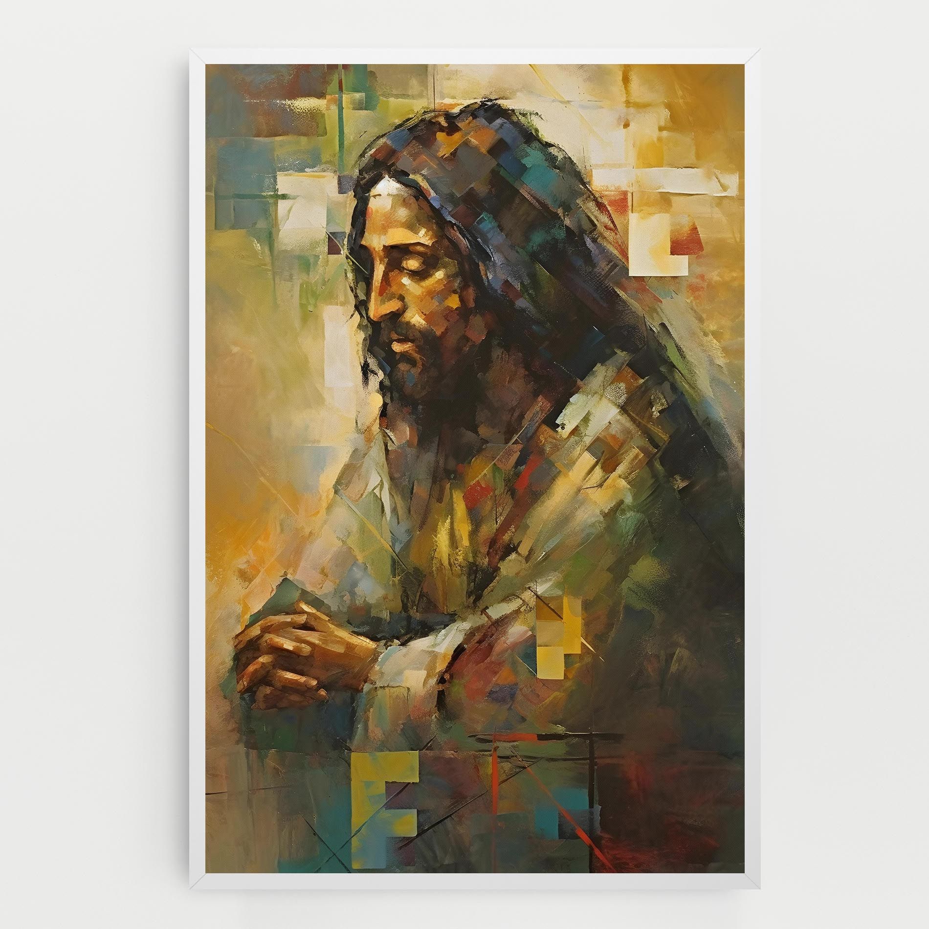 Christ Painting Art mockup 0