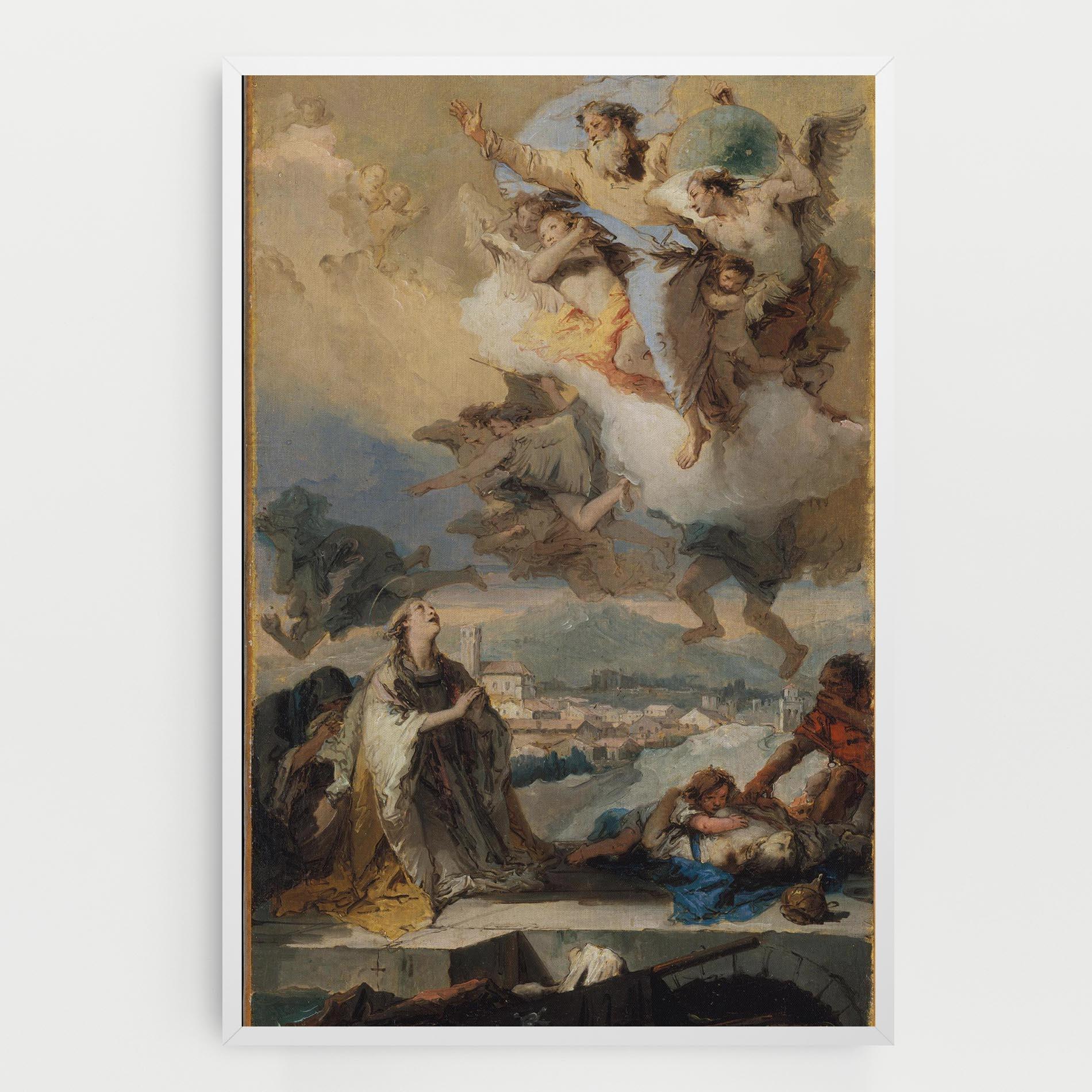 Leinwandbild Sky Angel Art mockup 0