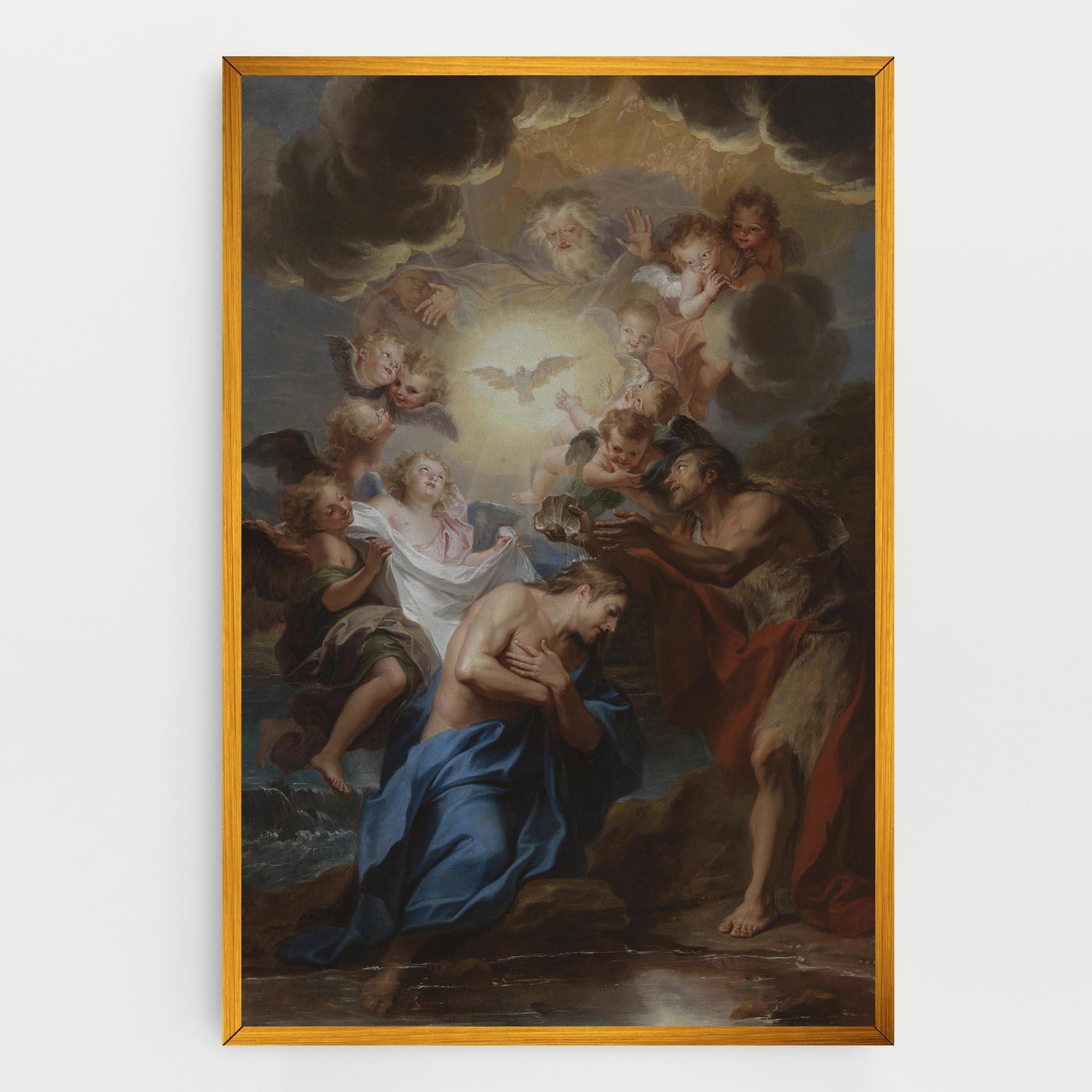 Leinwandbild Divine Yellow Light mockup 0