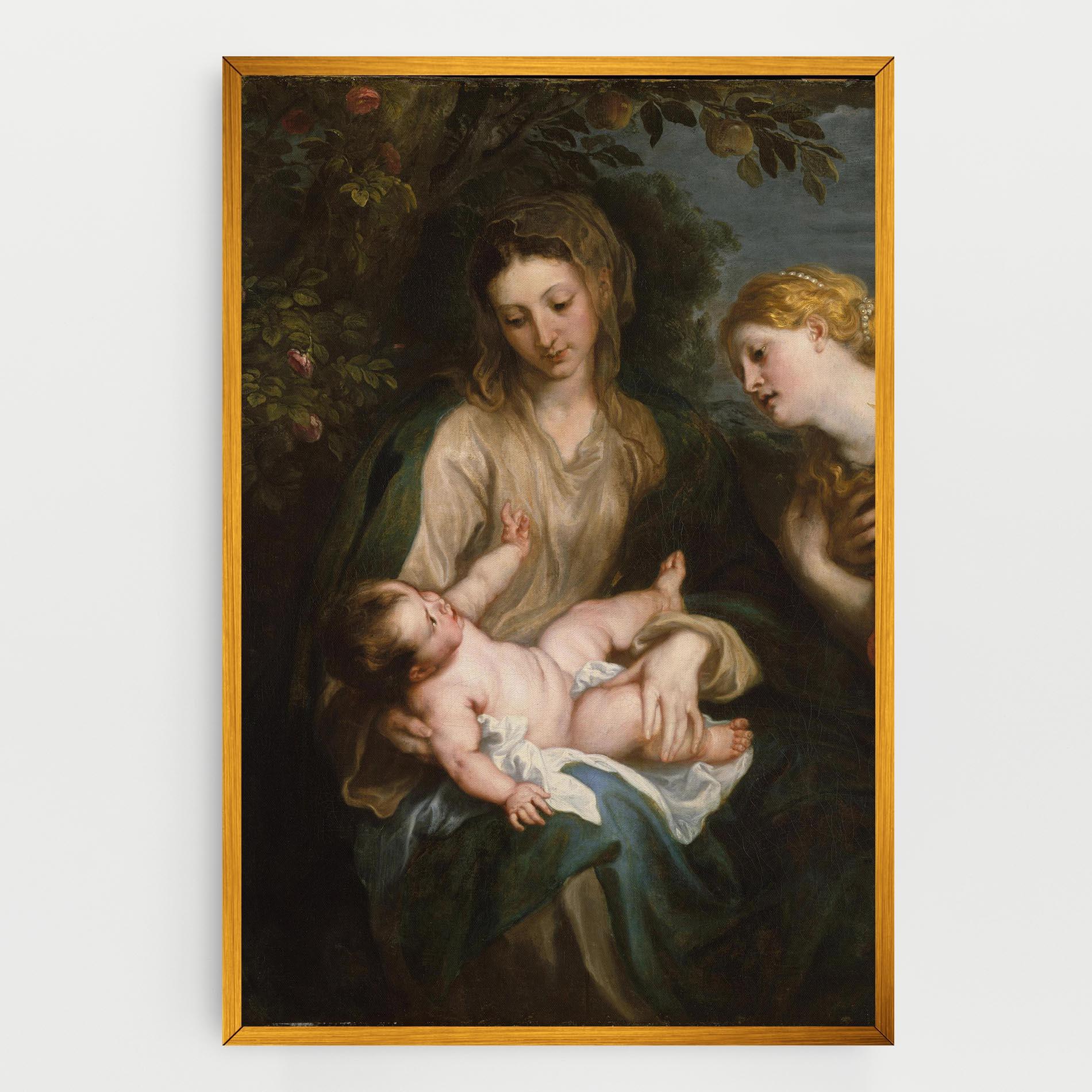 Leinwandbild Looking At Baby mockup 0