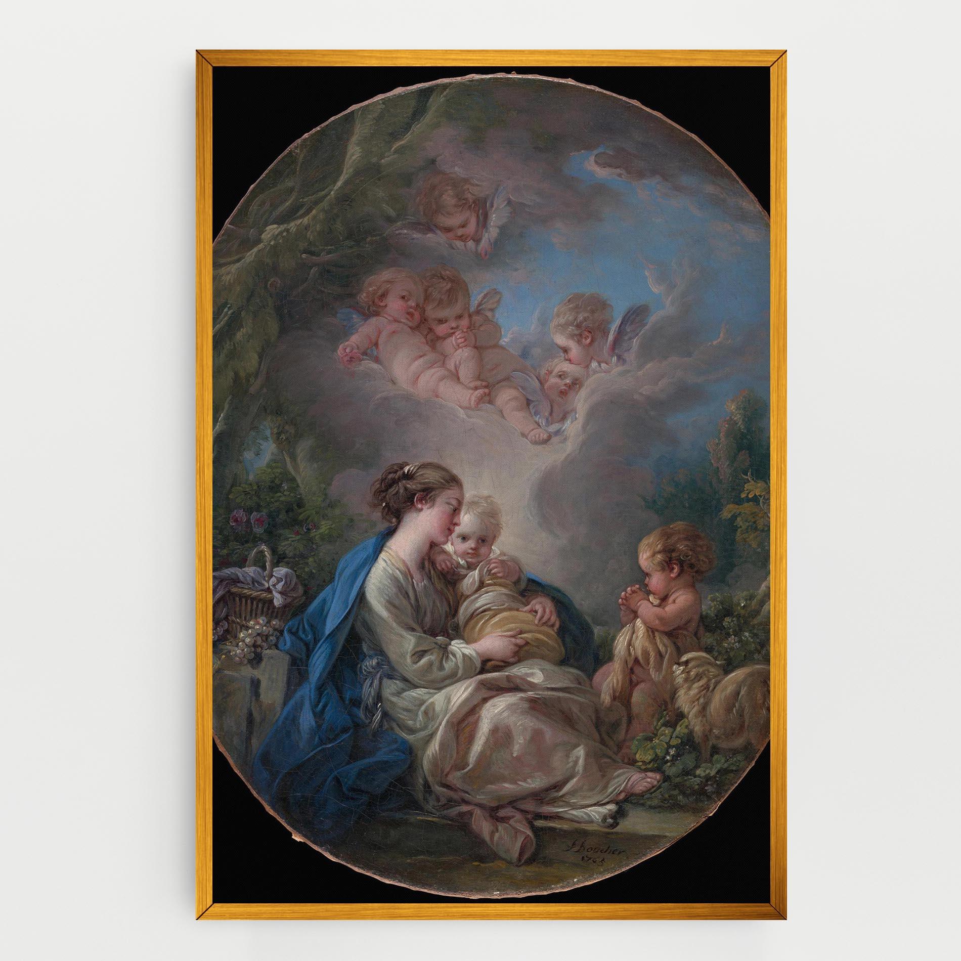 Leinwandbild Religious Circle mockup 0