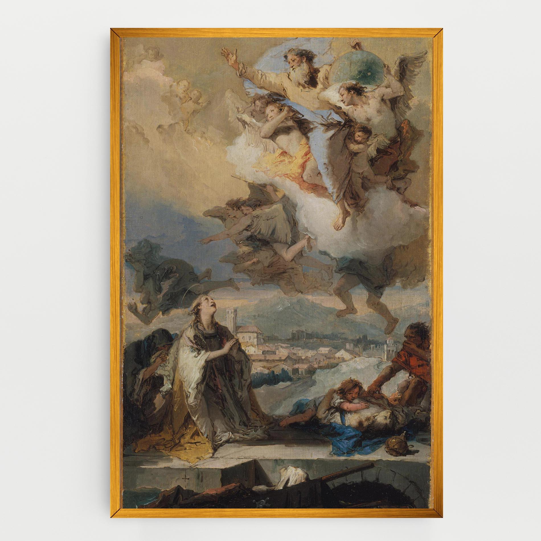 Leinwandbild Sky Angel Art mockup 0