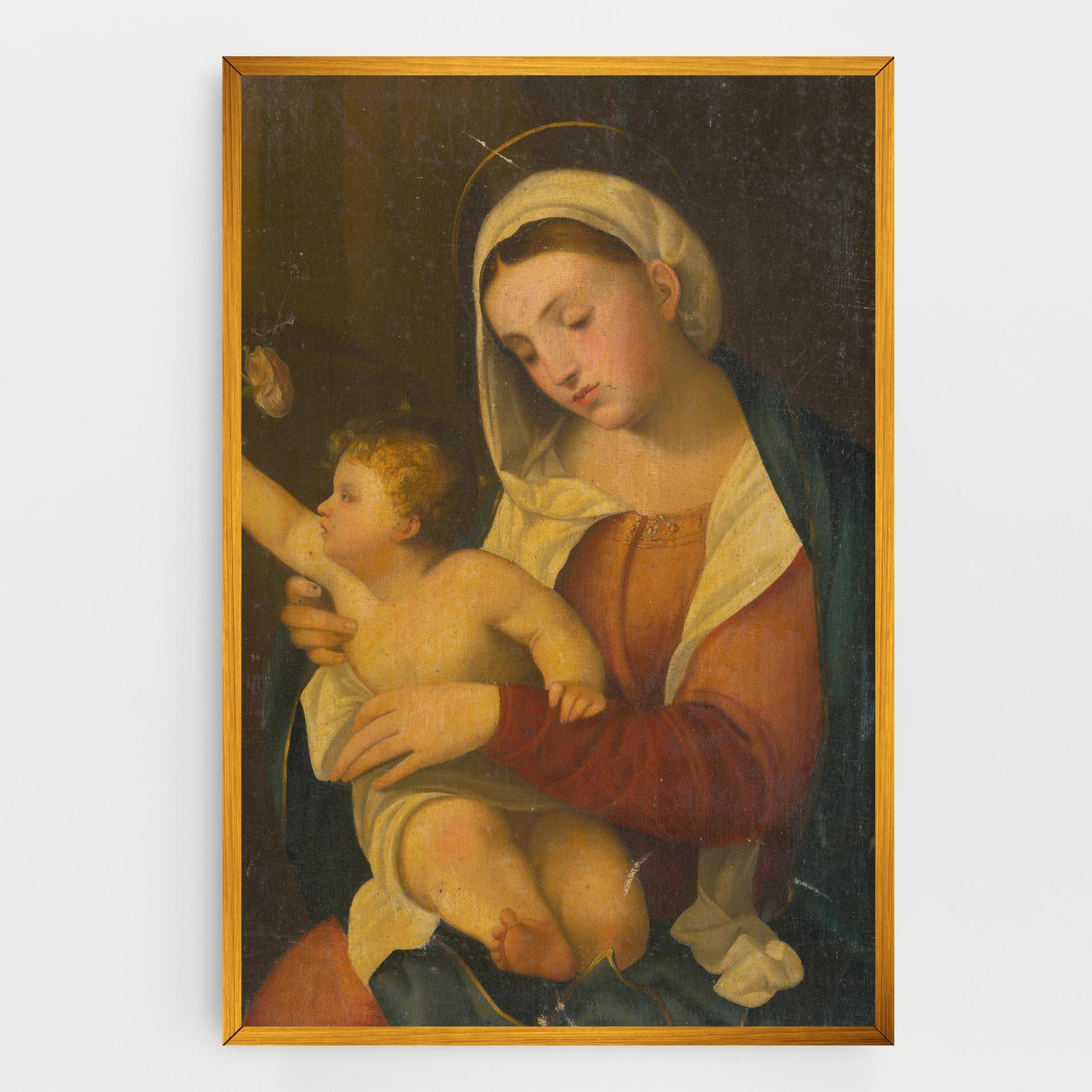 Leinwandbild Yellow Light Baby mockup 0