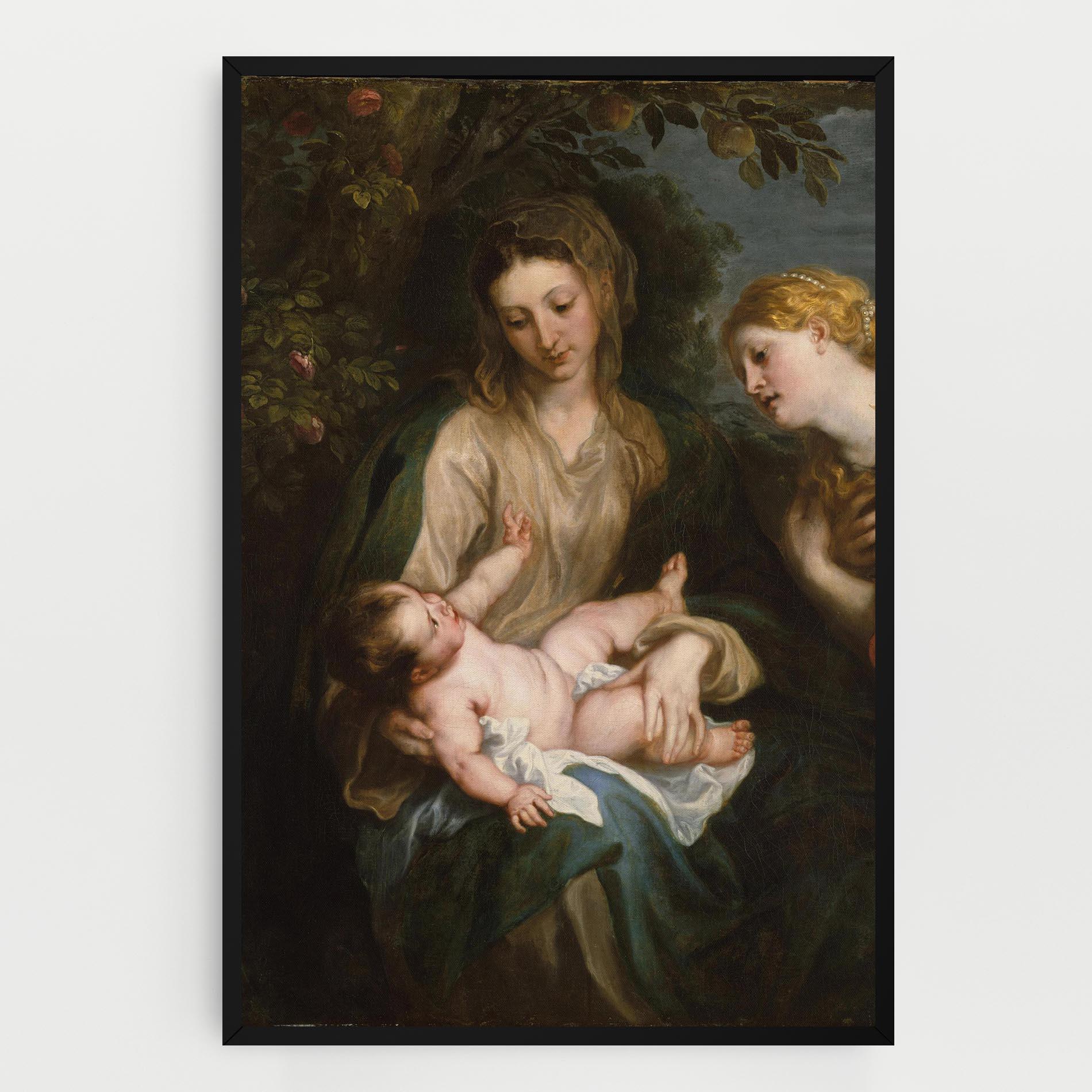 Leinwandbild Looking At Baby mockup 0