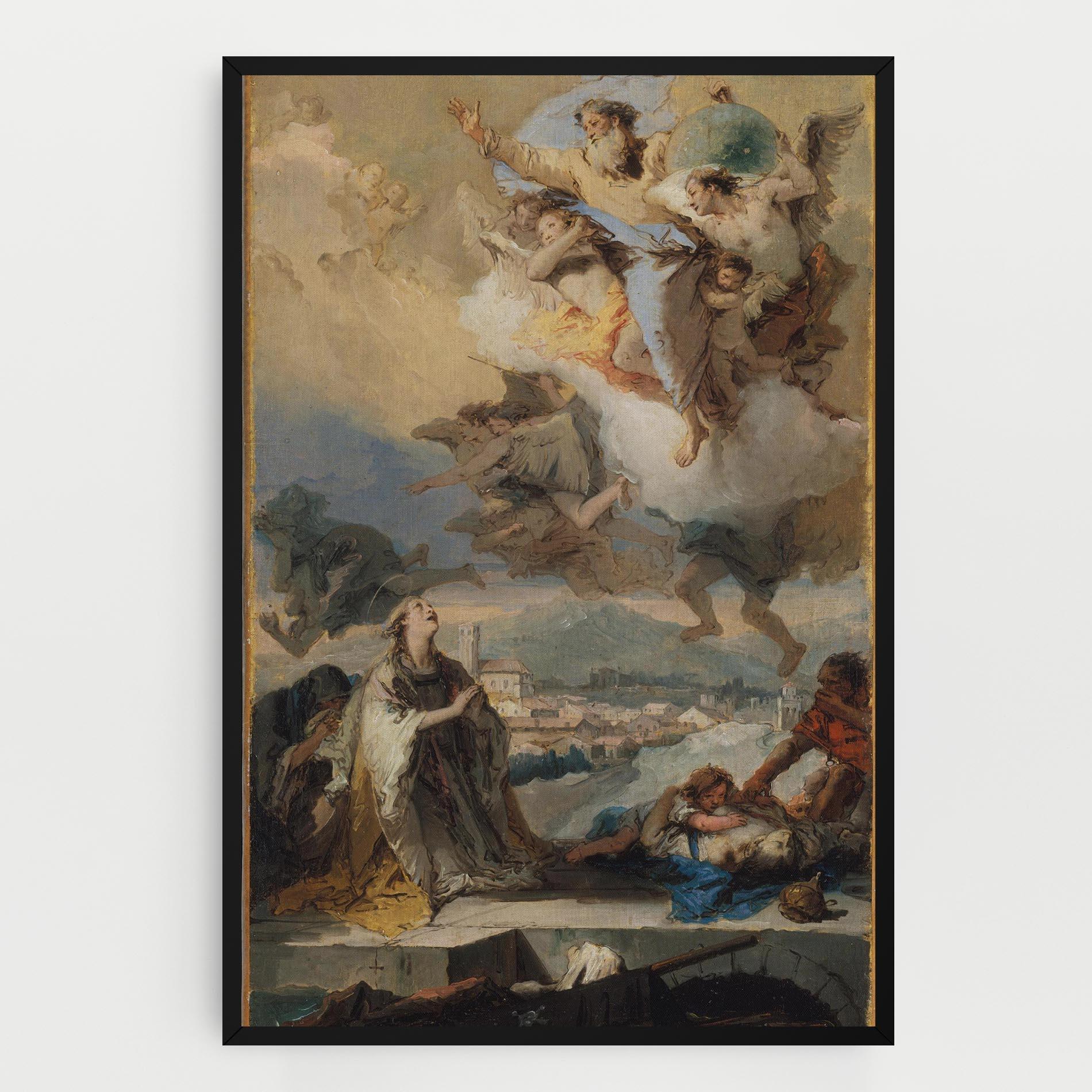 Leinwandbild Sky Angel Art mockup 0