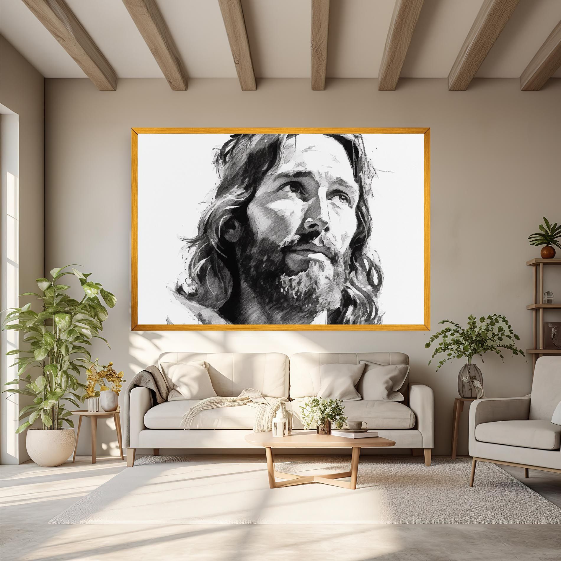 Jesus Drawing mockup 6