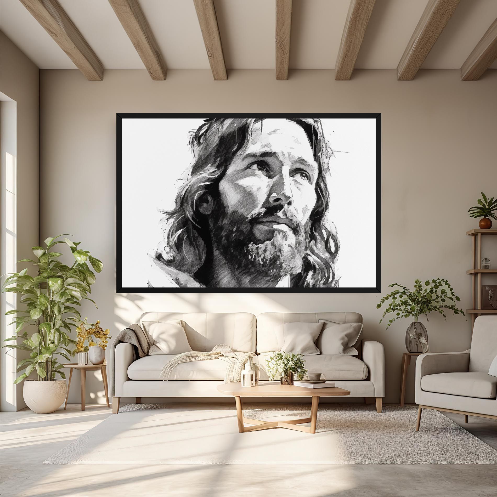 Jesus Drawing mockup 6