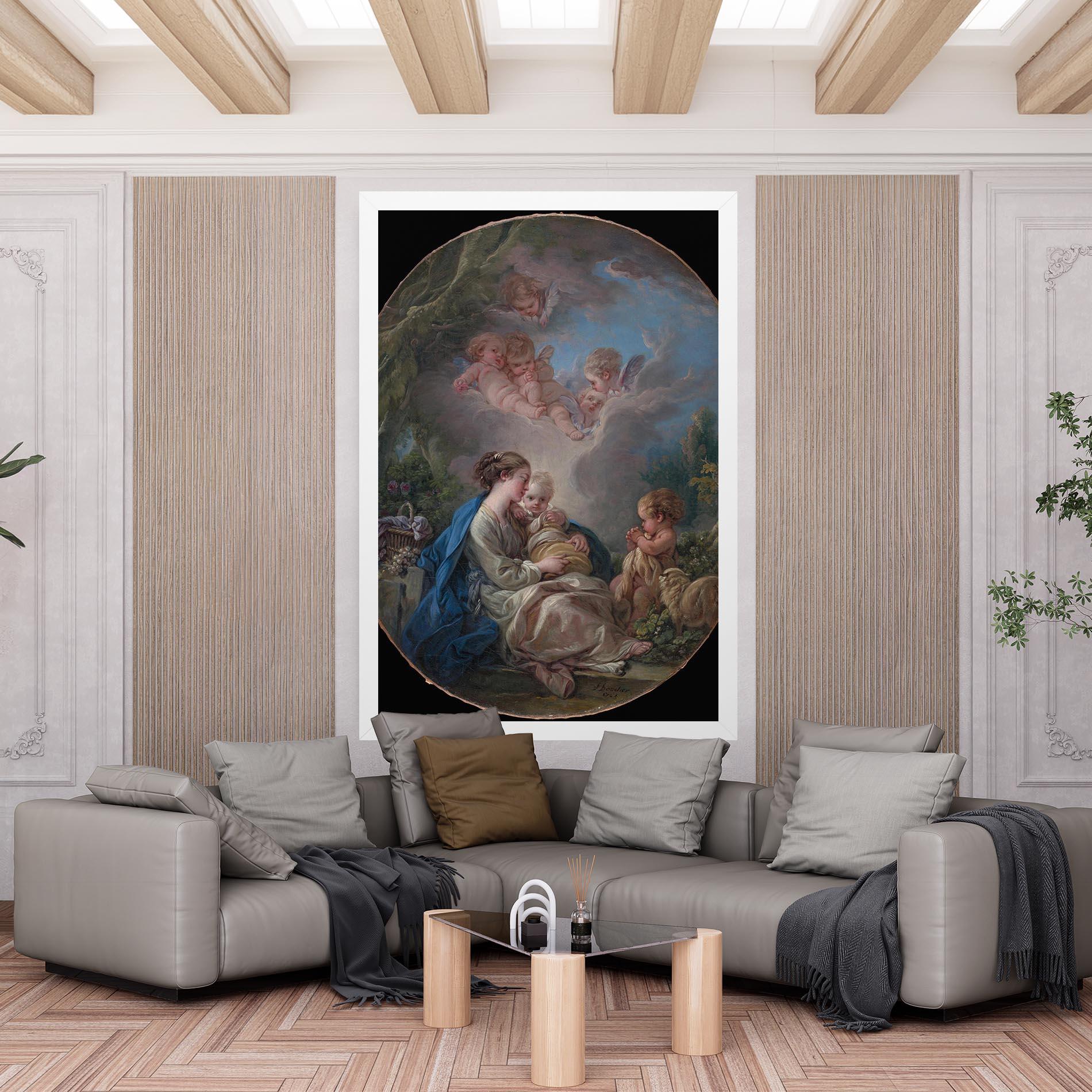 Leinwandbild Religious Circle mockup 6