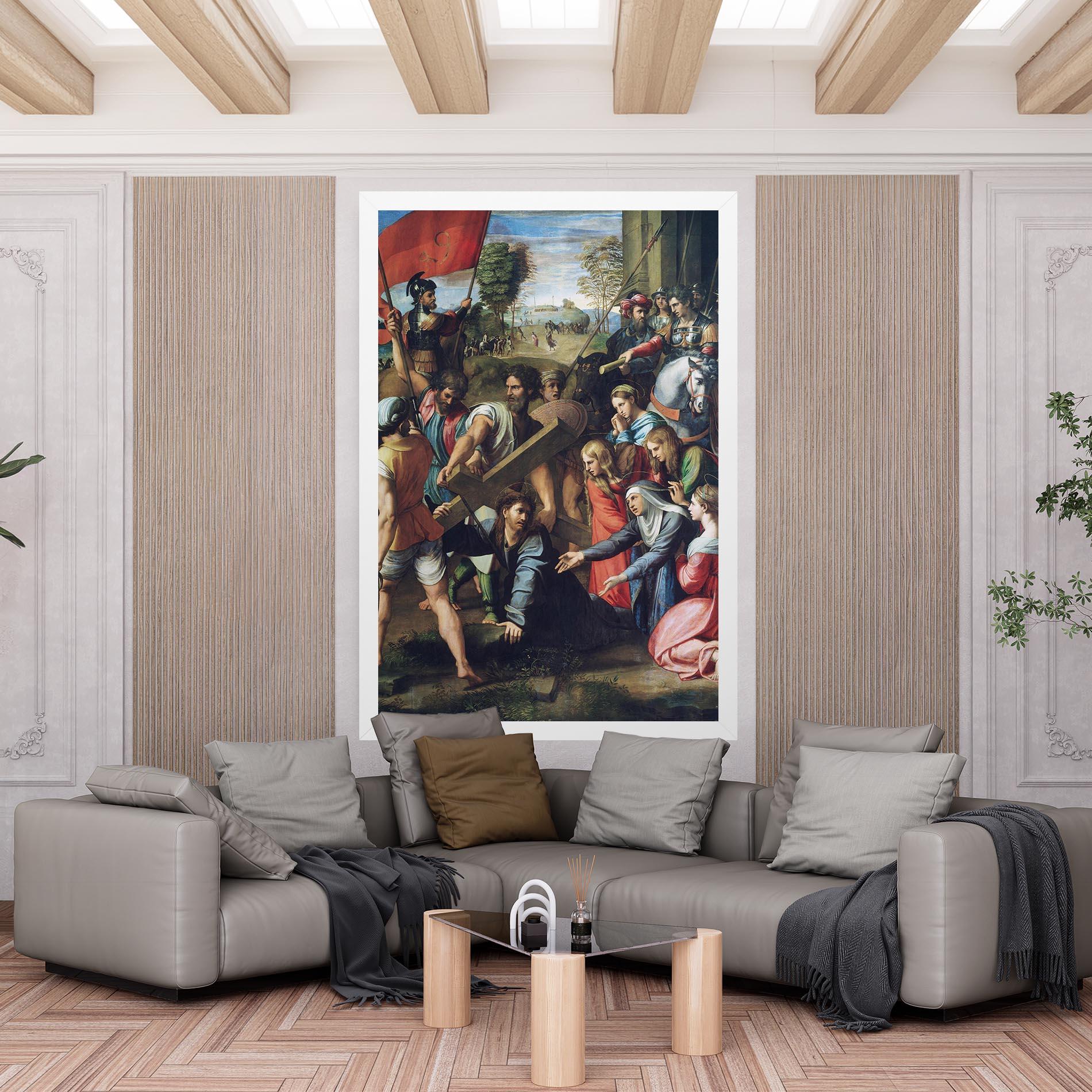 Leinwandbild Taking The Cross mockup 6