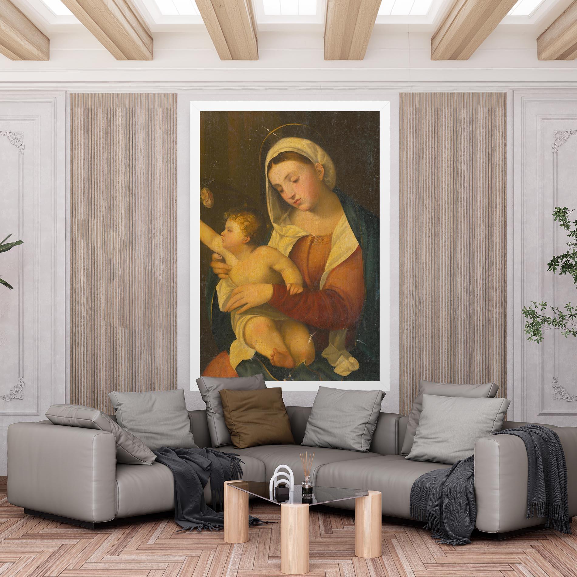 Leinwandbild Yellow Light Baby mockup 6